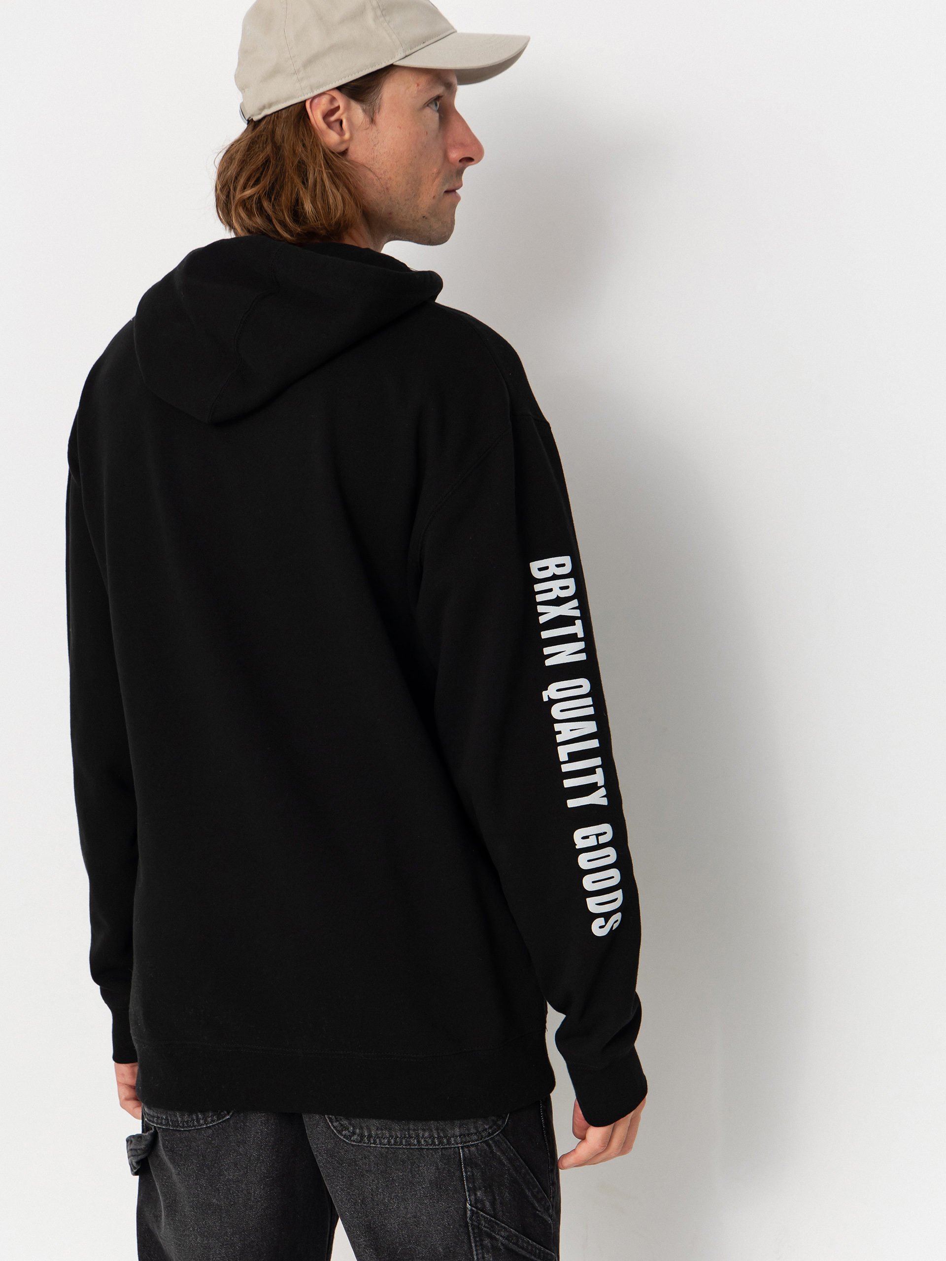 Brixton Woodburn Label HD Hoodie (black)