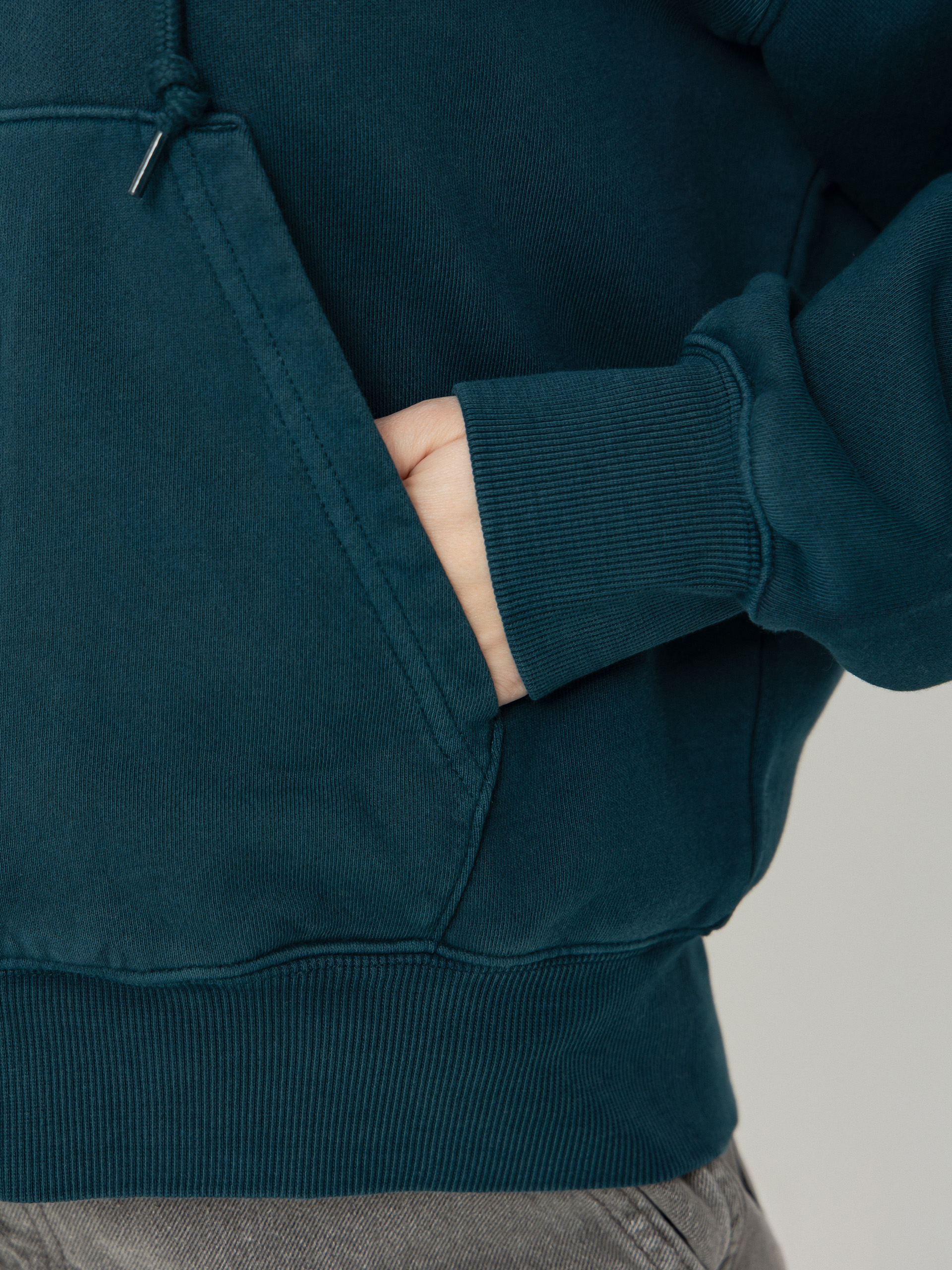 Carhartt WIP Hoodie Nelson ZHD Wmn (deep lagoon/garment dyed)