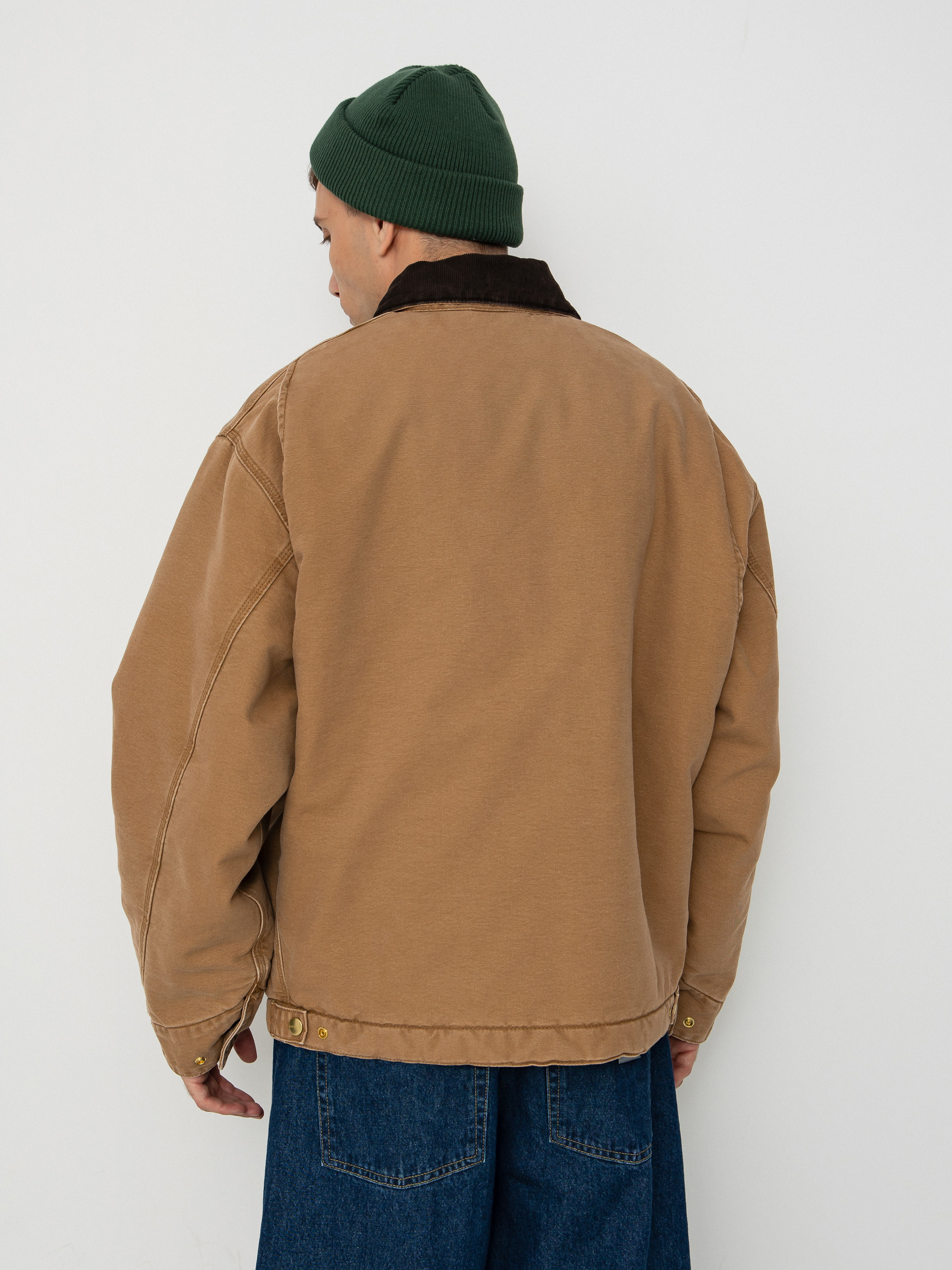 Carhartt WIP Jacket OG Detroit (hamilton brown/tobacco/stone canvas)