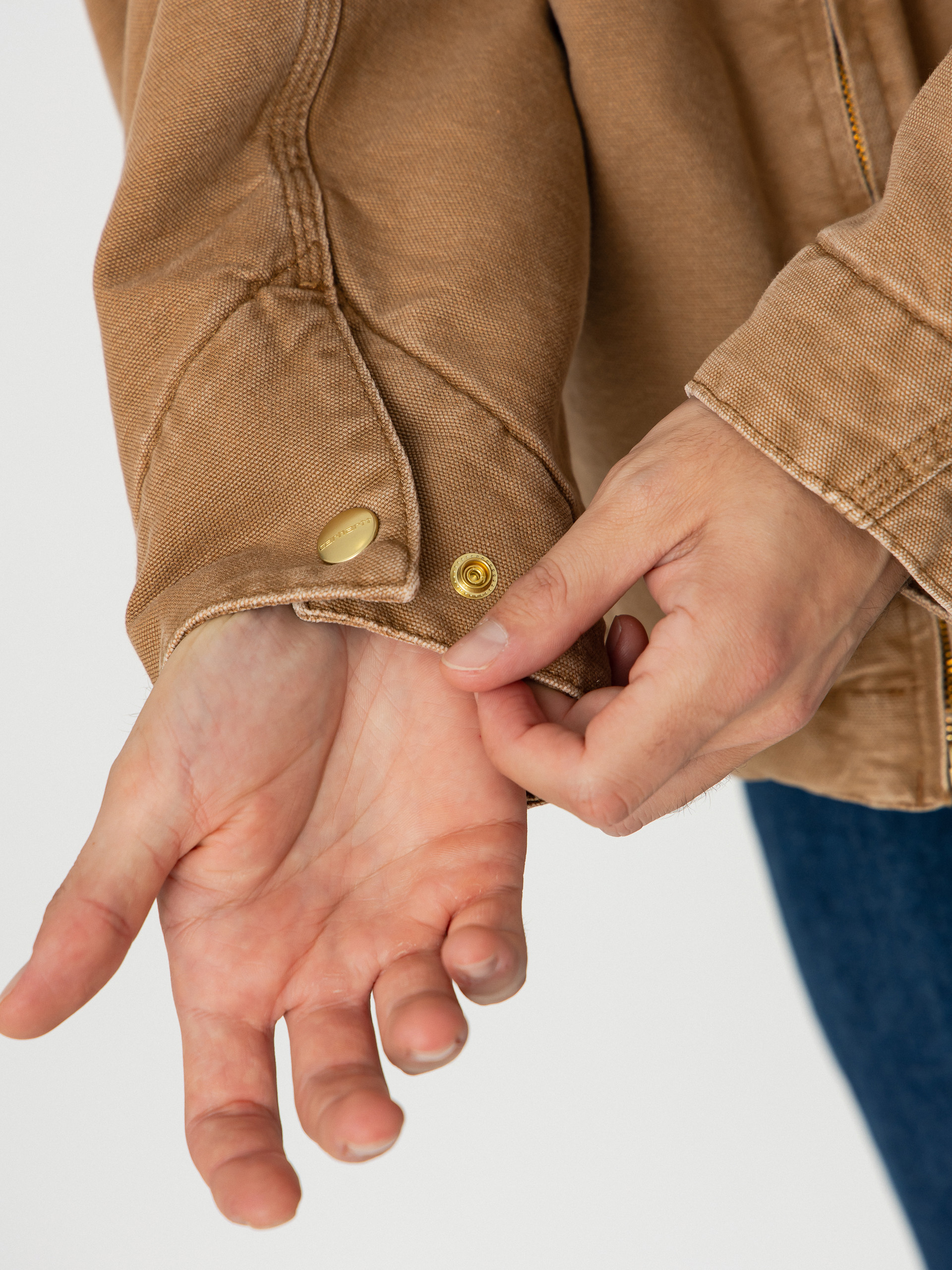 Carhartt WIP Jacke OG Detroit (hamilton brown/tobacco/stone canvas)