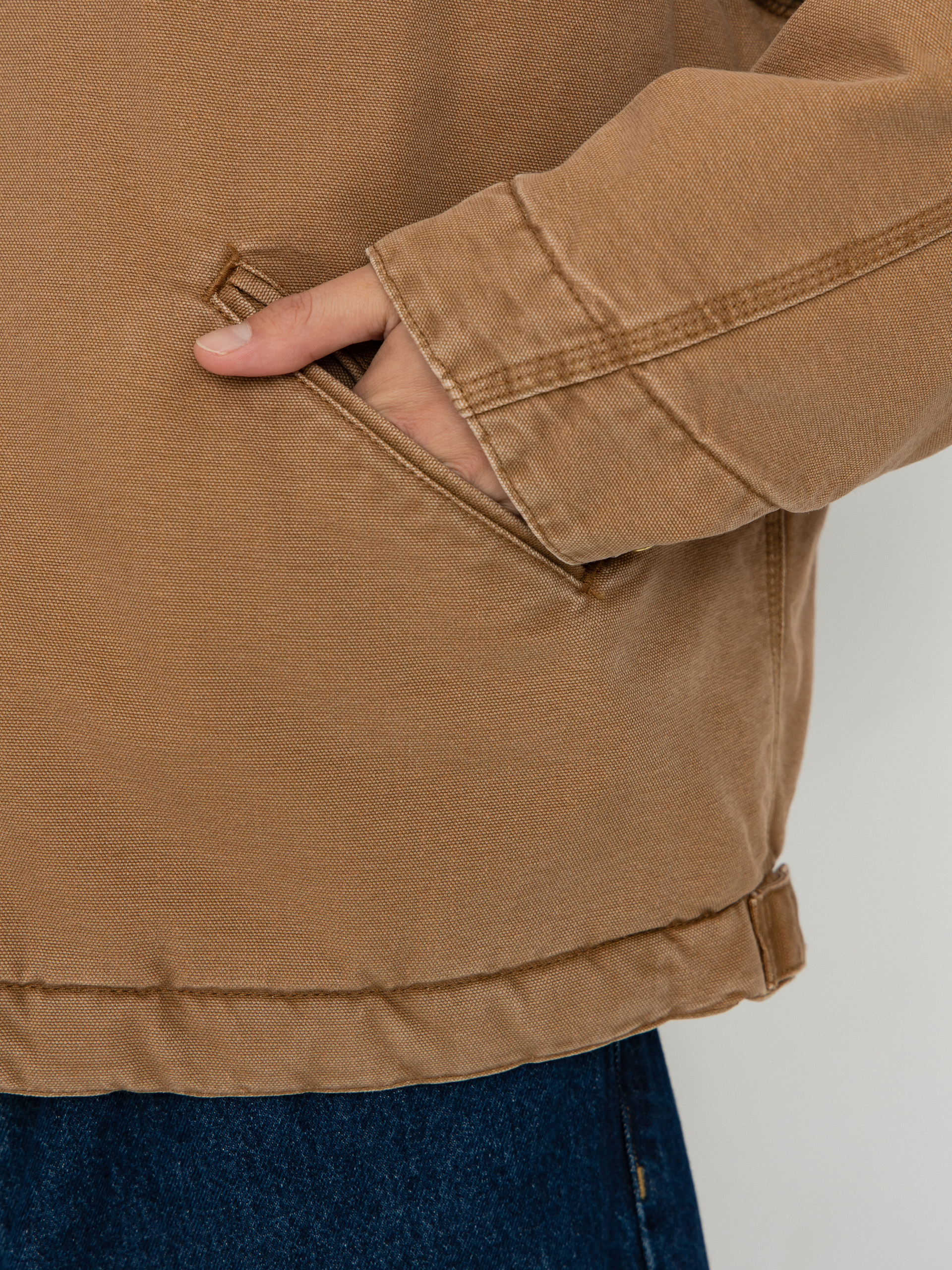 Carhartt WIP Jacke OG Detroit (hamilton brown/tobacco/stone canvas)