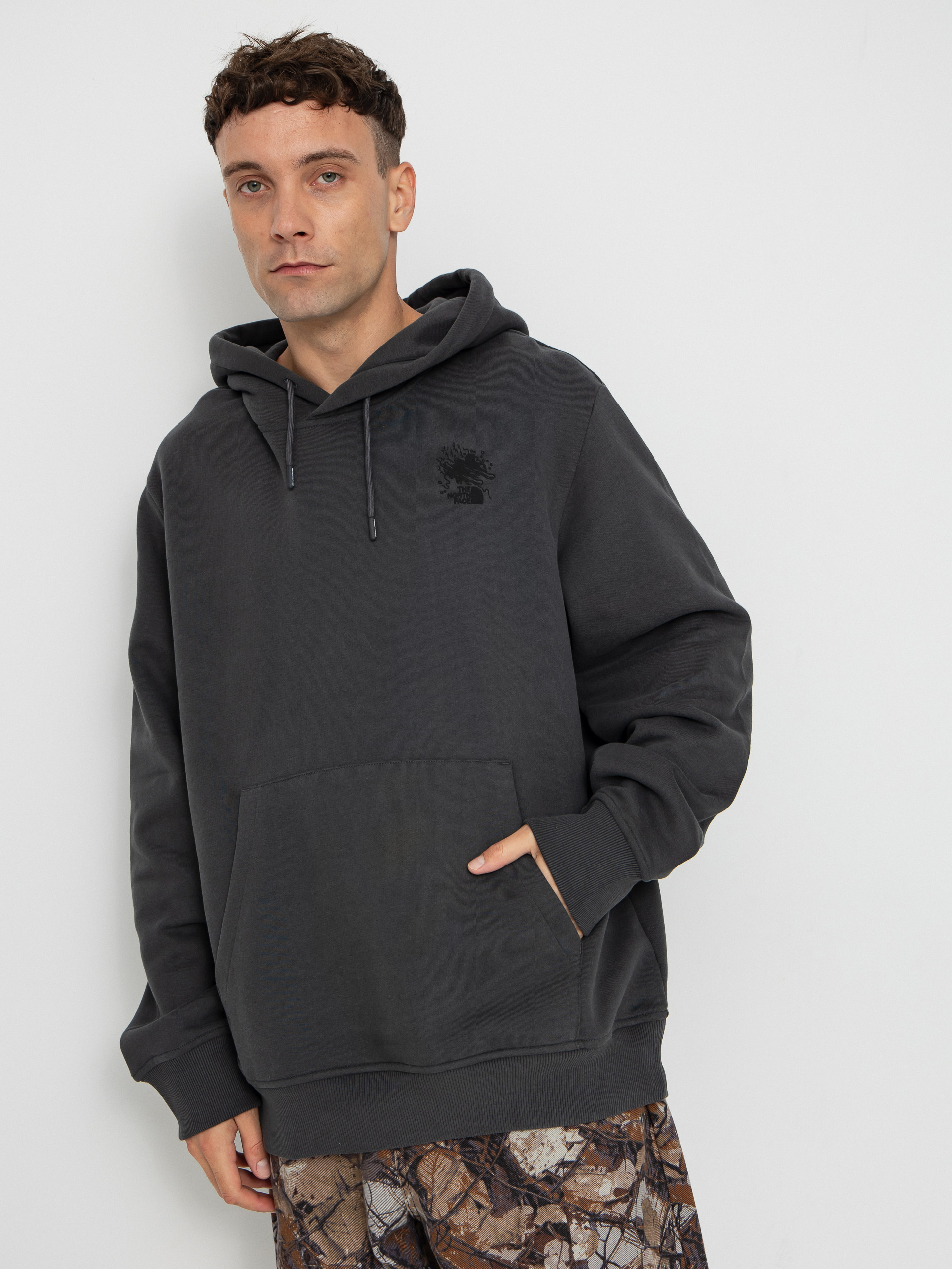 The North Face Hoodie Powder Days Relaxed HD (asphalt grey)