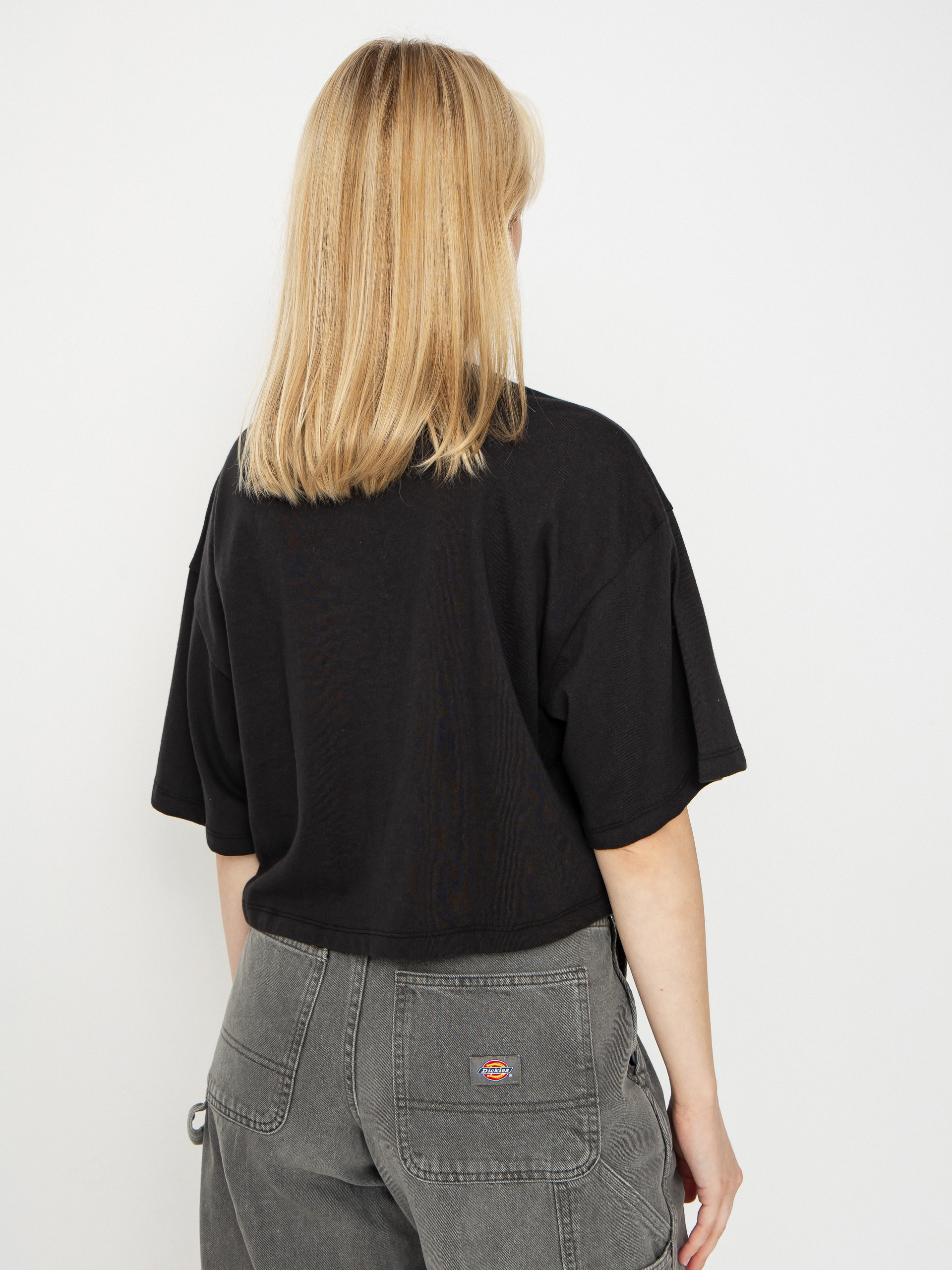 Vans Afterburn Relaxed Crop Wmn T-Shirt - black (black)