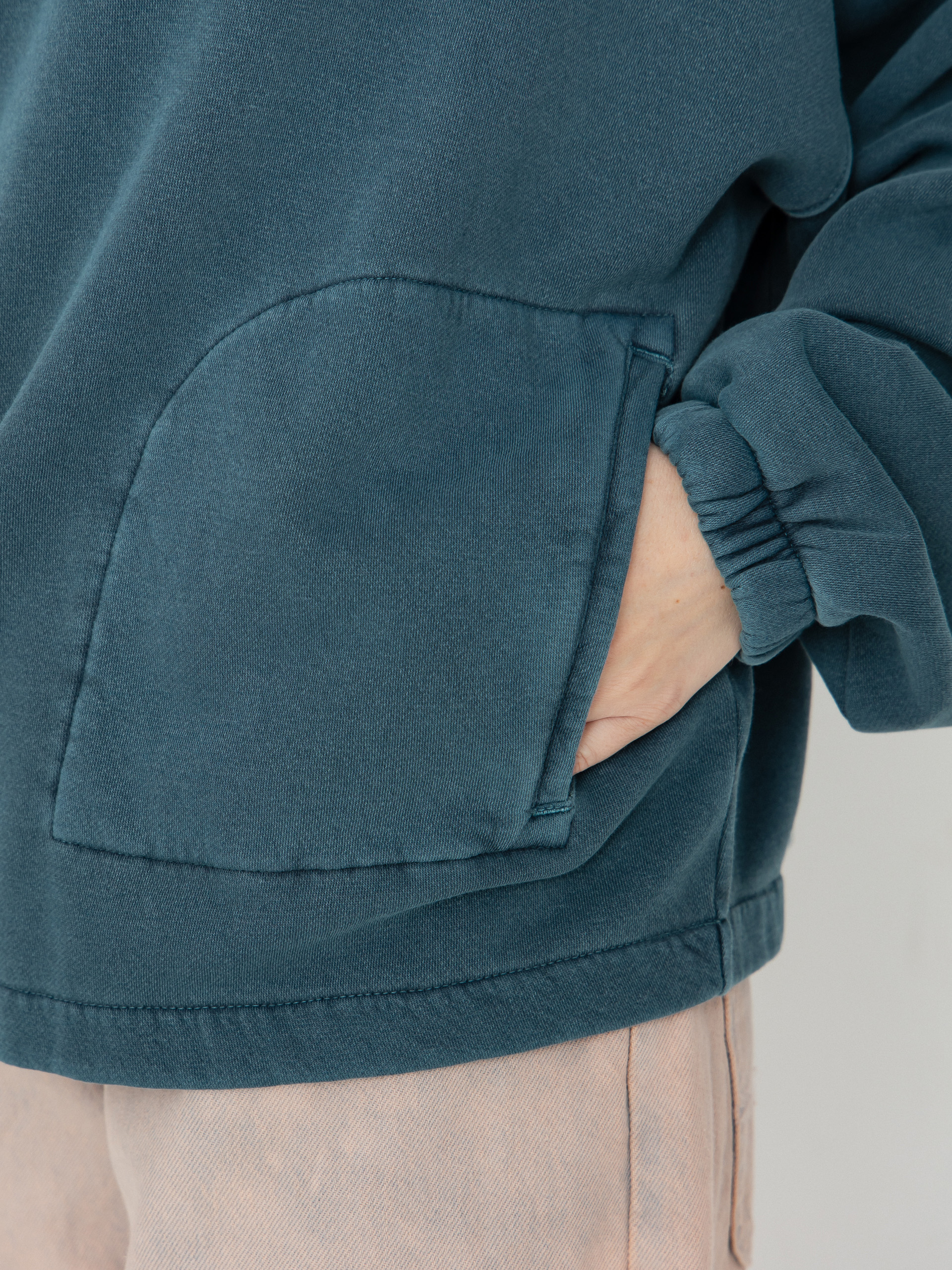 Volcom Stone Soft Quarter Zip Wmn Sweatshirt (emerald green)