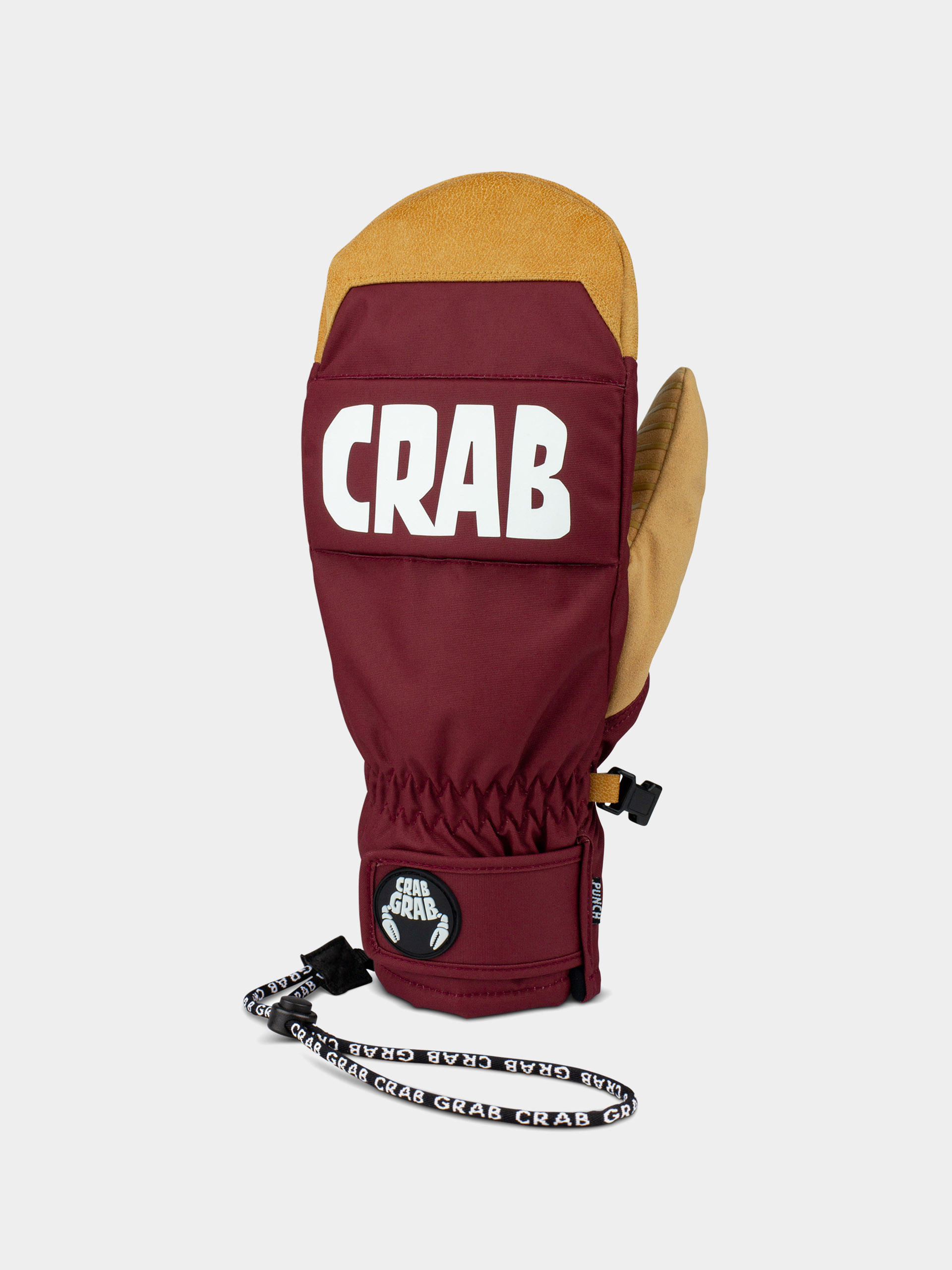 Crab Grab Gloves Punch Mitt (maroon)
