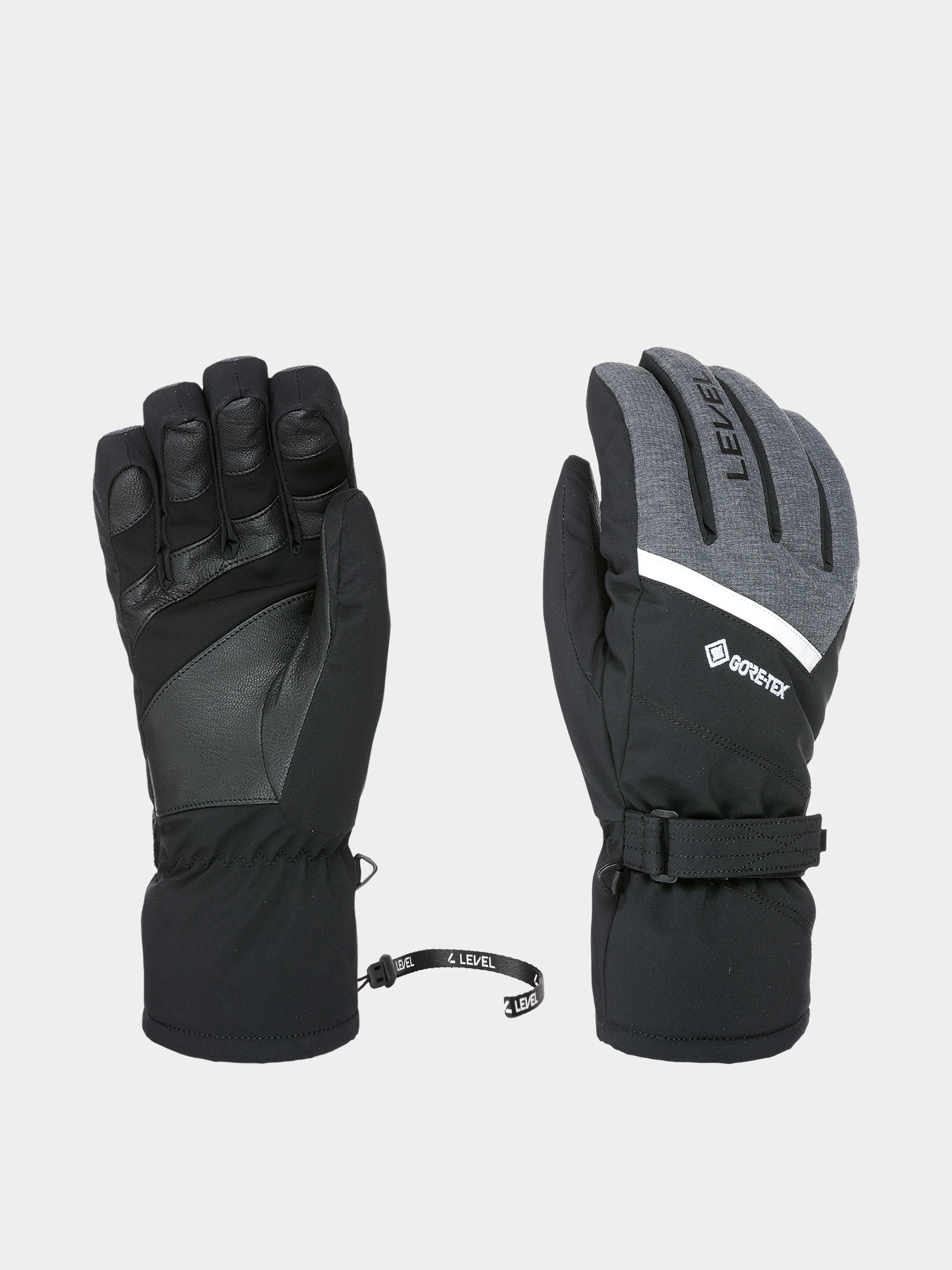 Level Handschuhe Evolution Gore Tex (black grey)