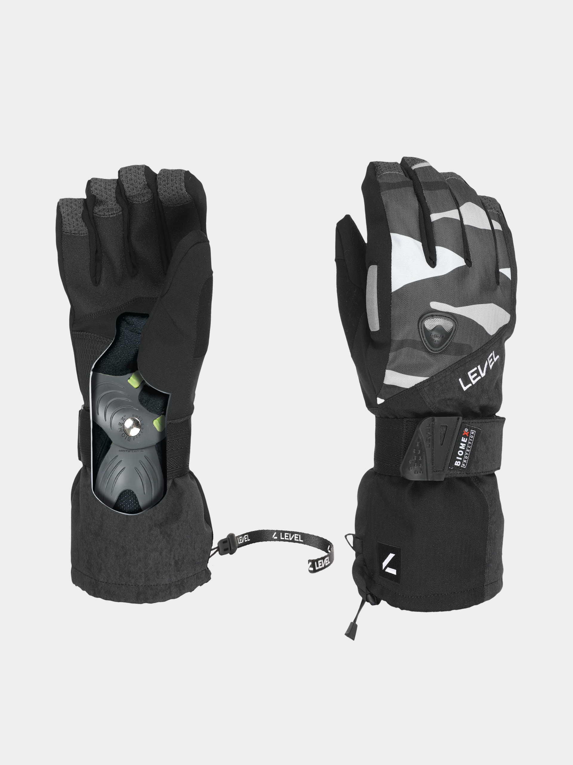 Level Gloves Fly (anthracite white)