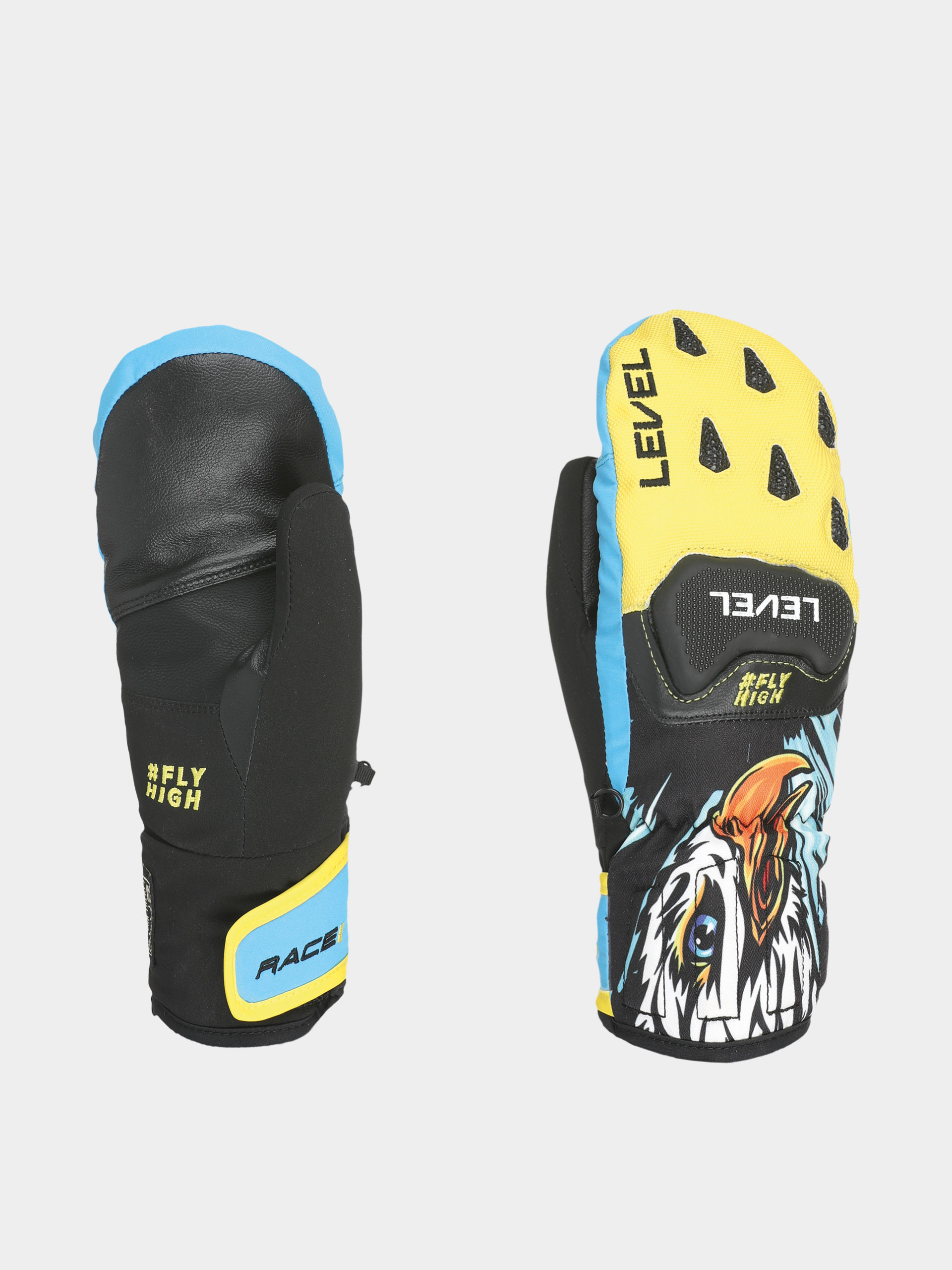 Level Handschuhe Race Jr Mitt JR (yellow blue)