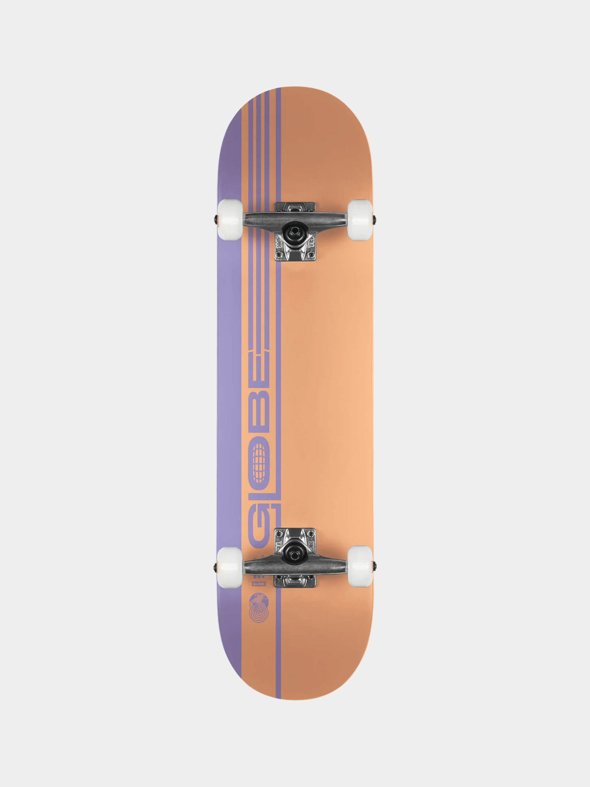Globe Skateboard G0 Strype Hard (dusty orange/lavender)