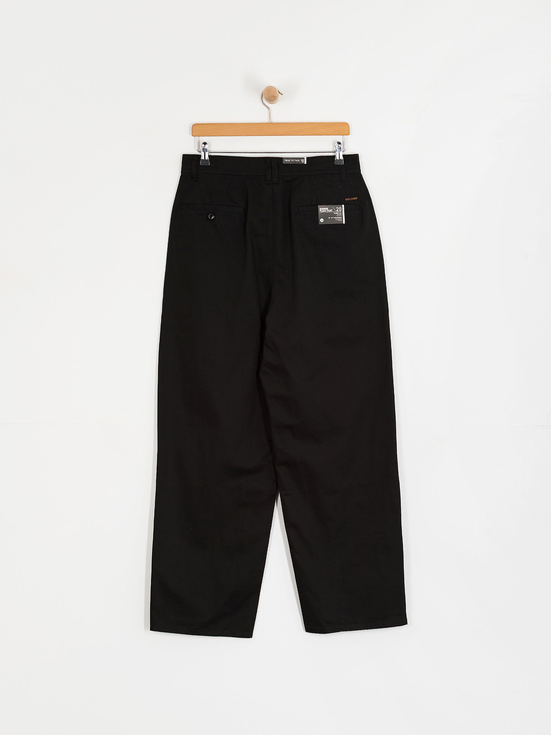 Volcom Pants Baggos Pleat (black)