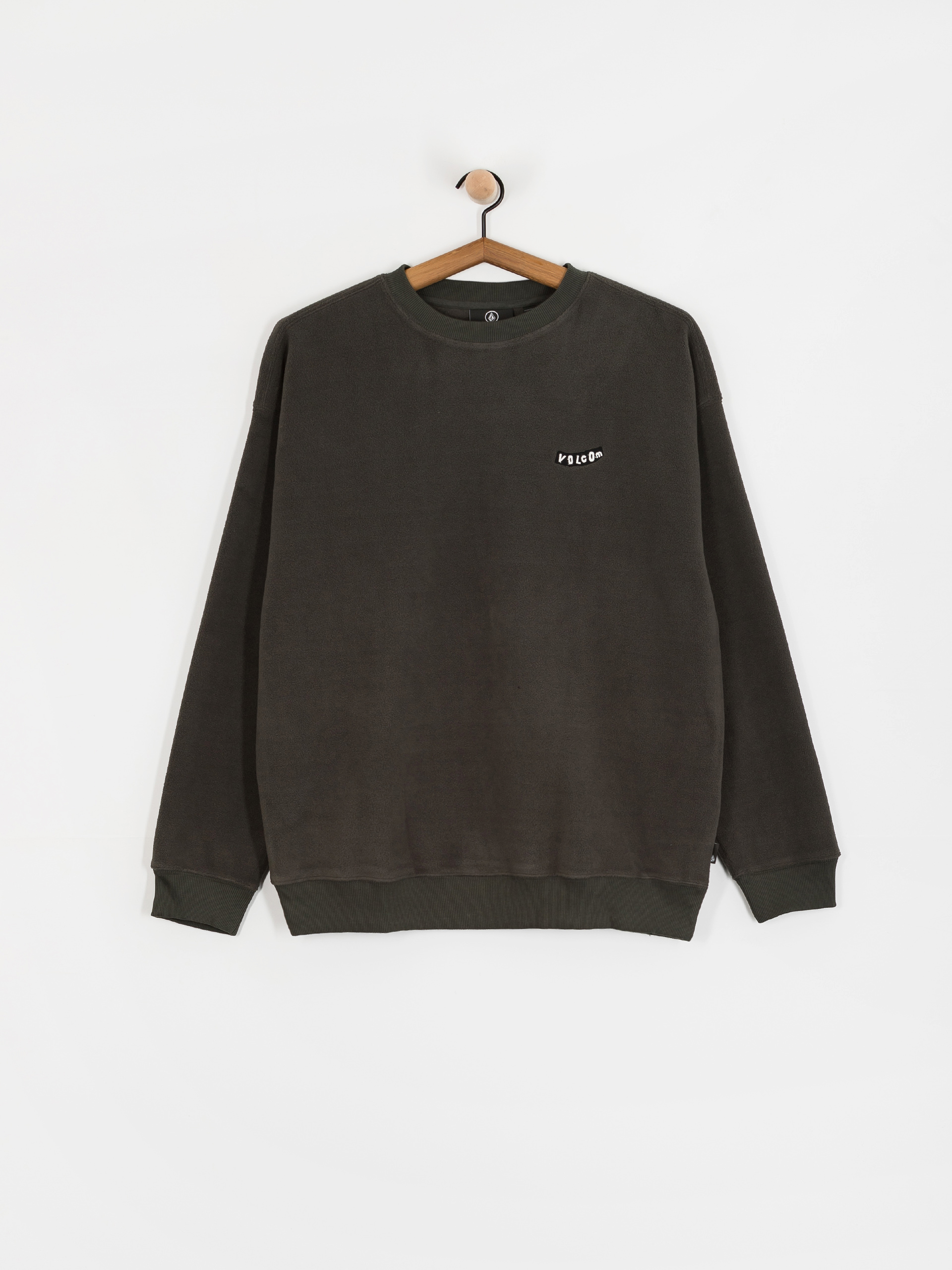 Volcom Sweatshirt Too Kool Lse Crew (rinsed black)