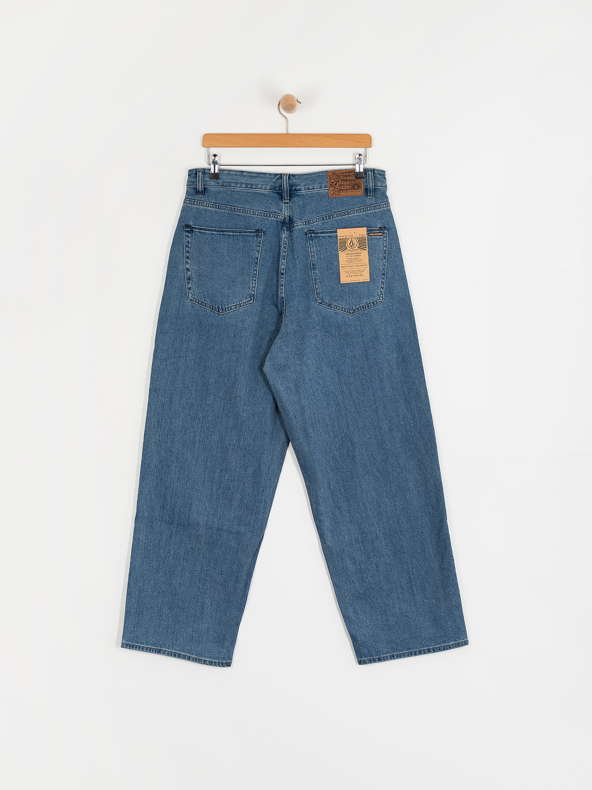 Volcom Pants Chillow Denim Vs - blue (deep river blues)