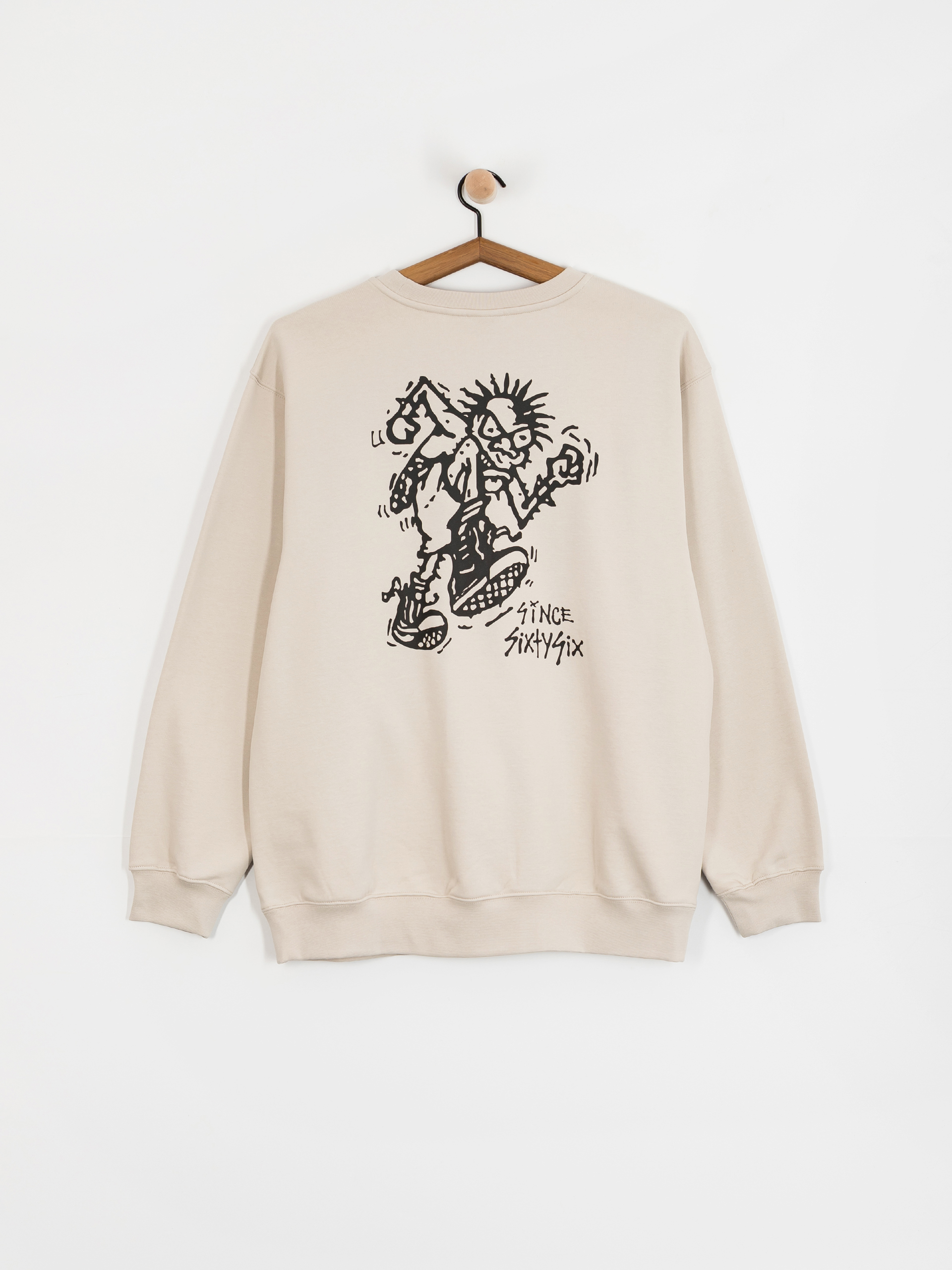 Vans Stomper Loose Fit Crew Sweatshirt (taupe mist)