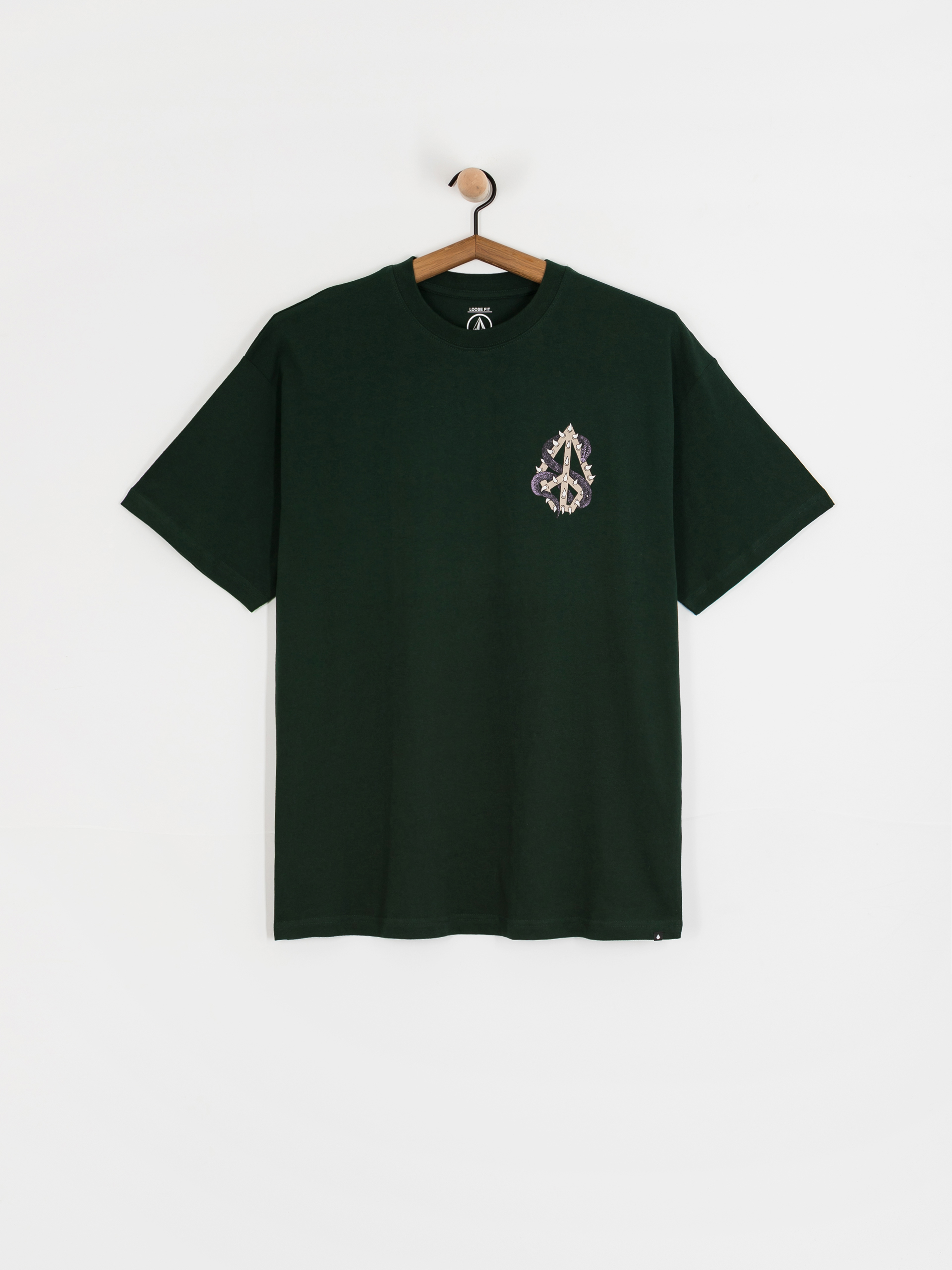 Volcom Snake Peace Lse T-Shirt (scarab)