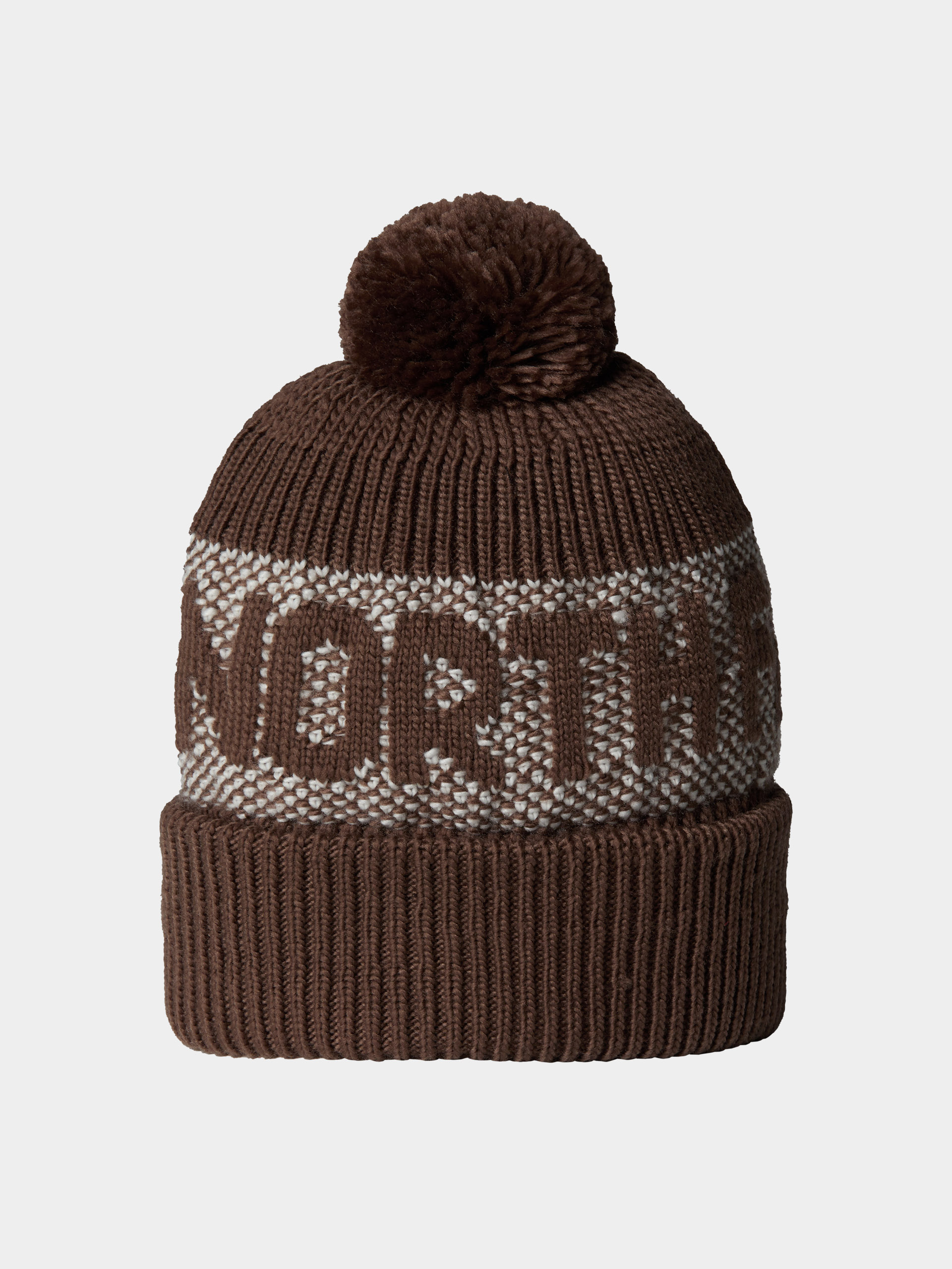 The North Face Beanie Retro Cabin (smokey brown/white dune)