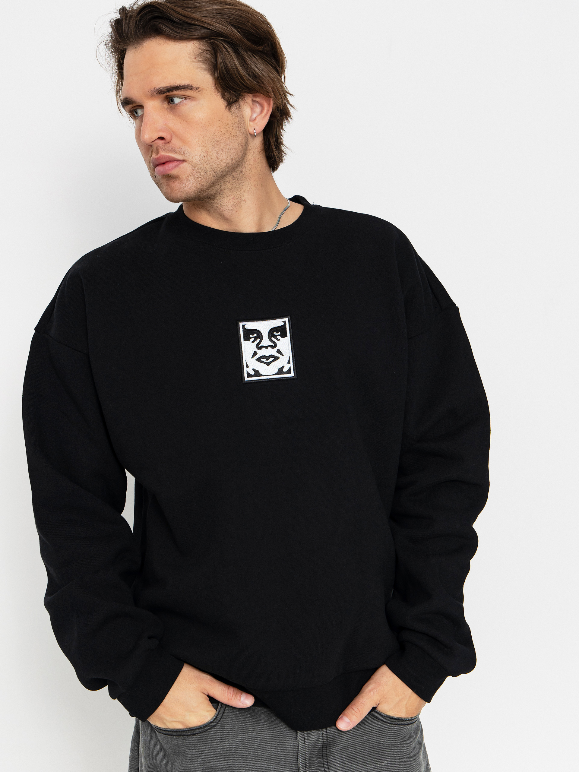 OBEY Icon Extra Heavy II Sweatshirt (black)