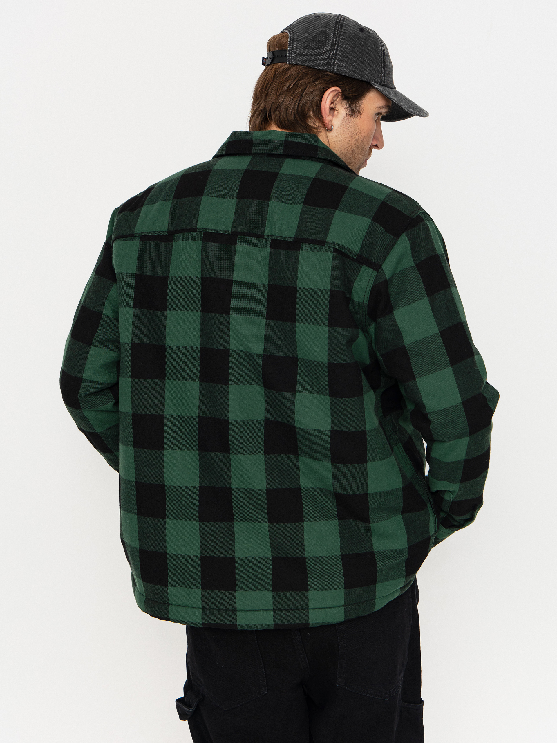 SALE新品LONG PINE ☆シレナイロンチェック切り替えジャケット☆XL 
