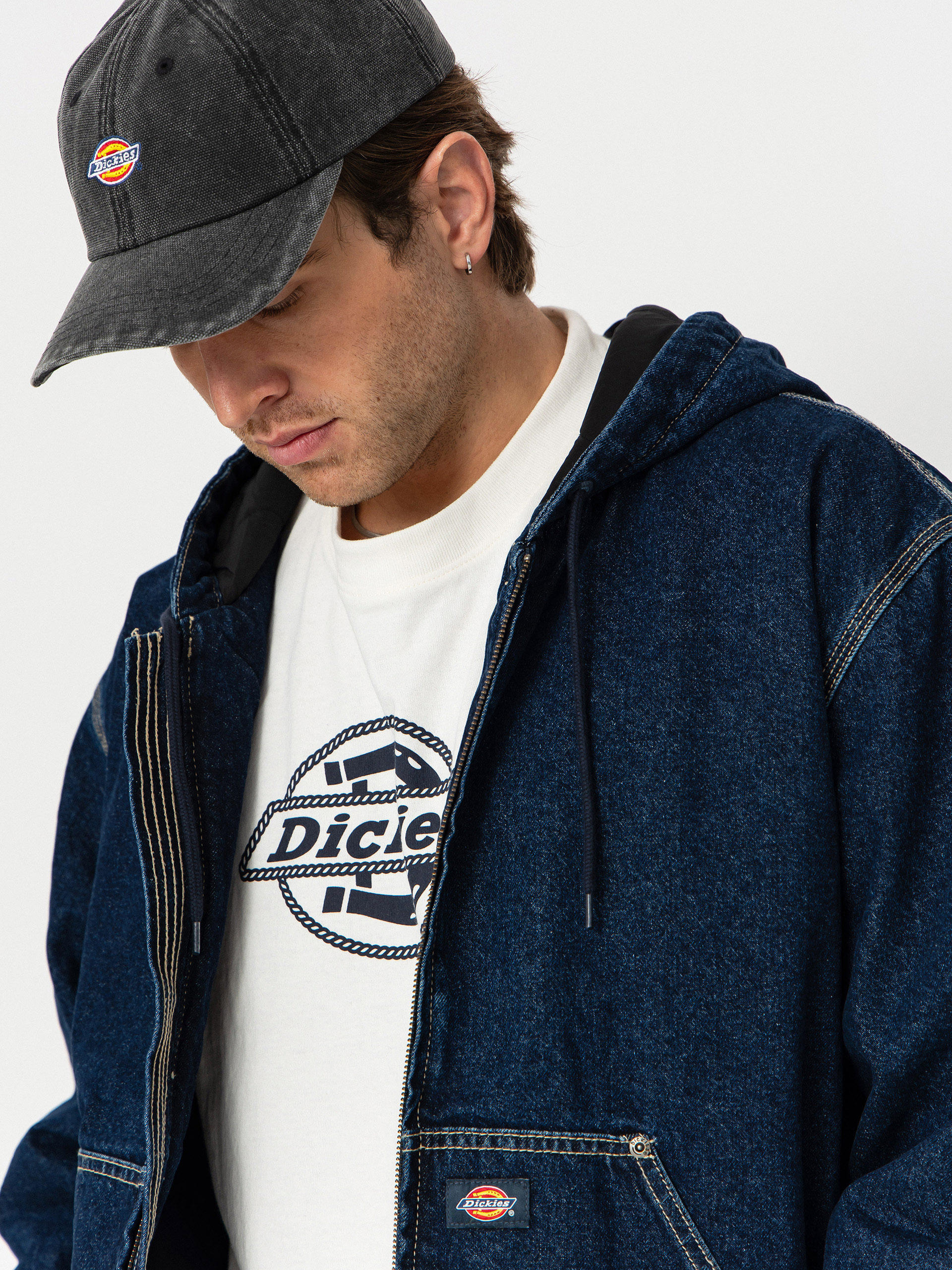 Dickies Jacke Hilham Hooded (dark indigo)