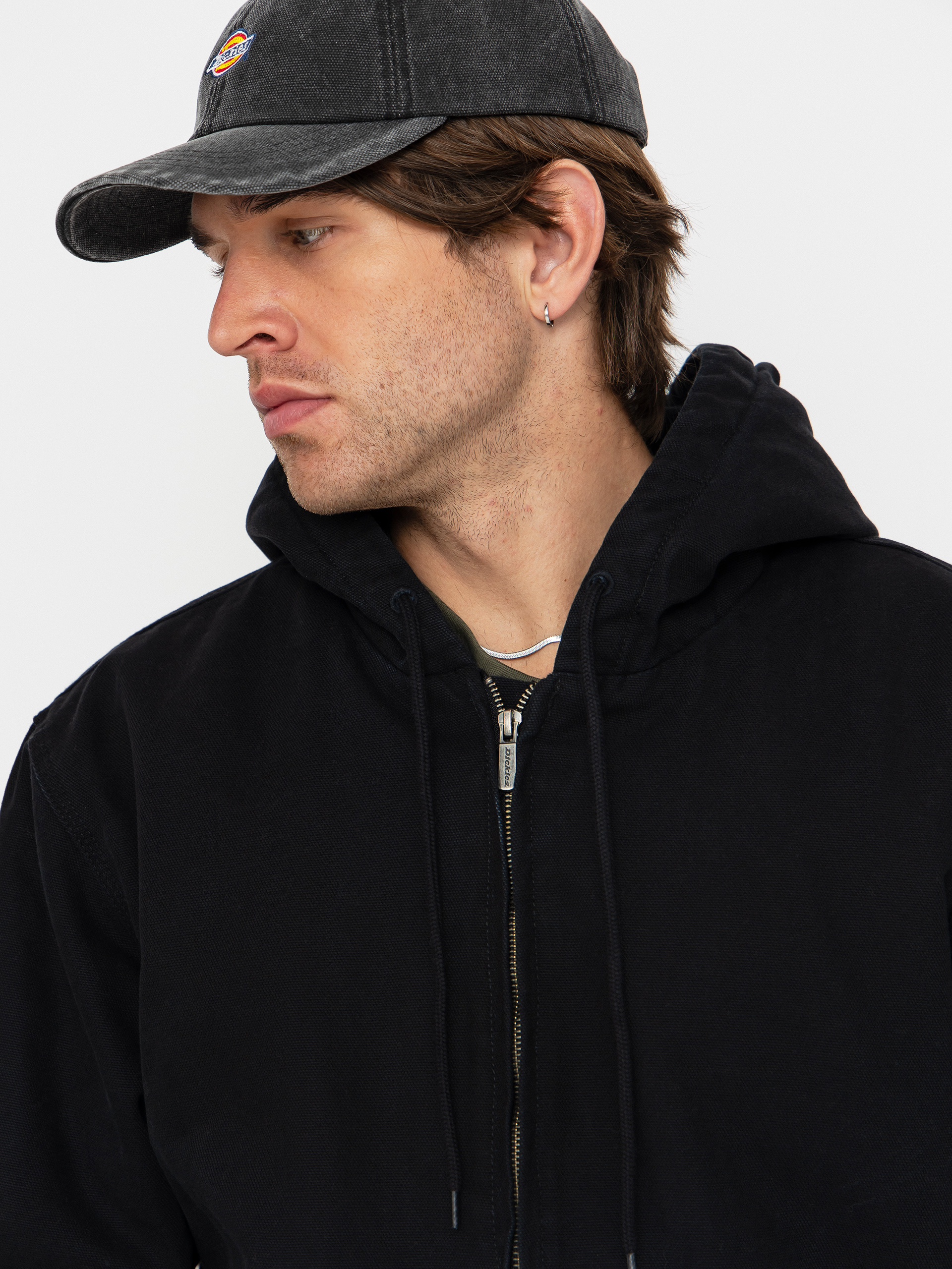 Dickies Hilham Hooded Canvas Jacke (black)