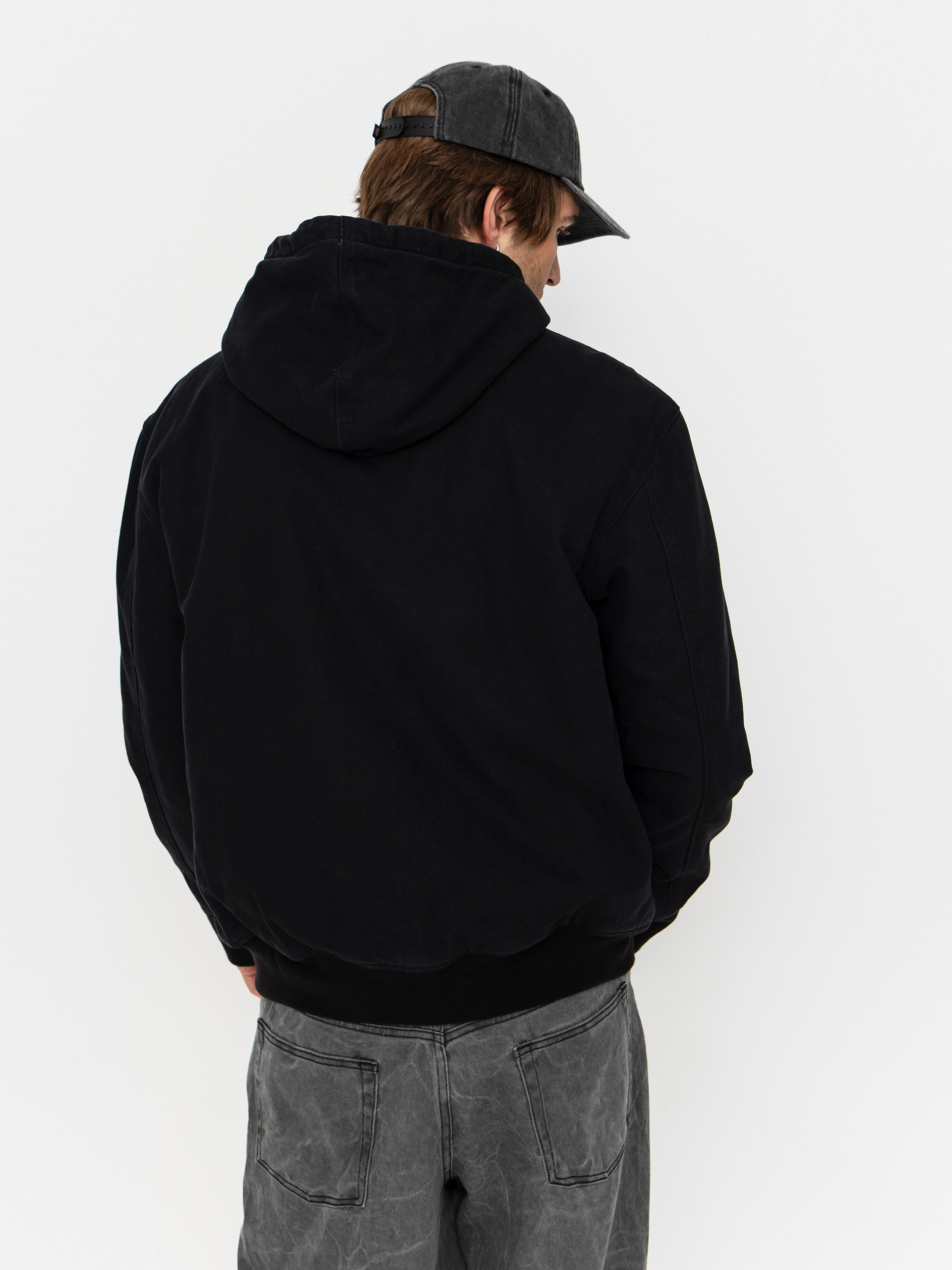 Dickies Hilham Hooded Canvas Jacket (black)
