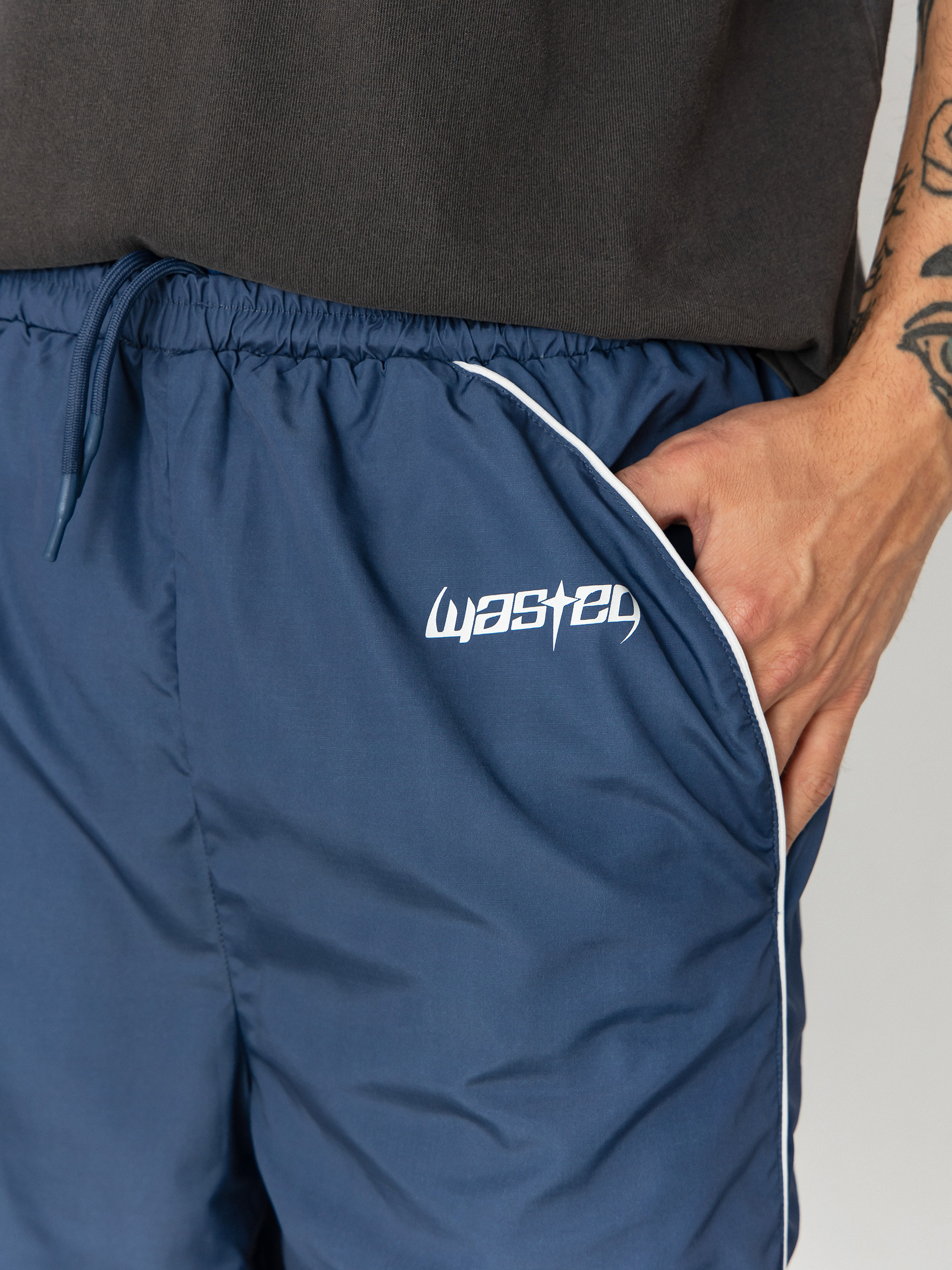 Wasted Paris Hose Spine Track (ash blue)