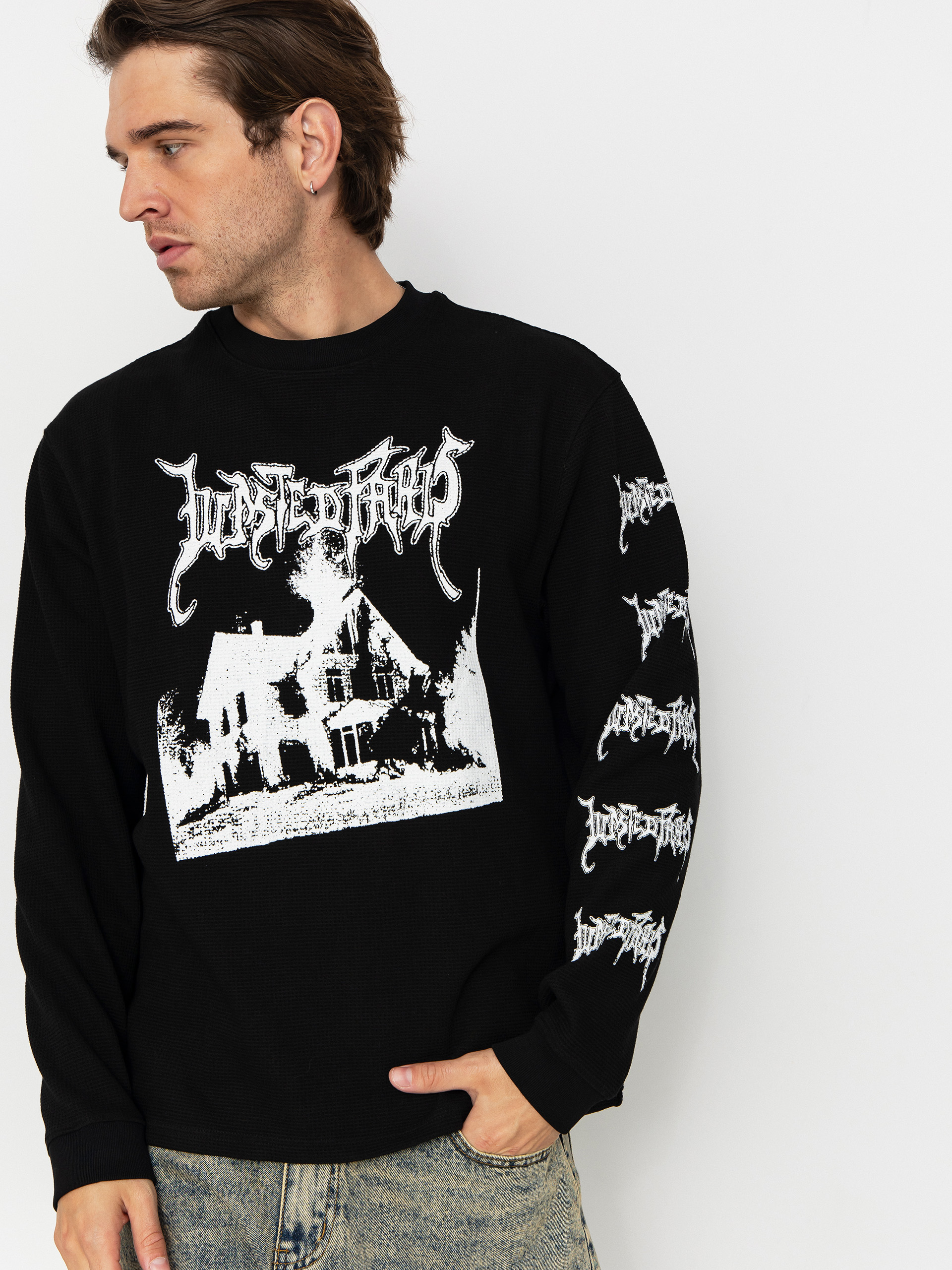 Wasted Paris Longsleeve Ignited Thermal (black)