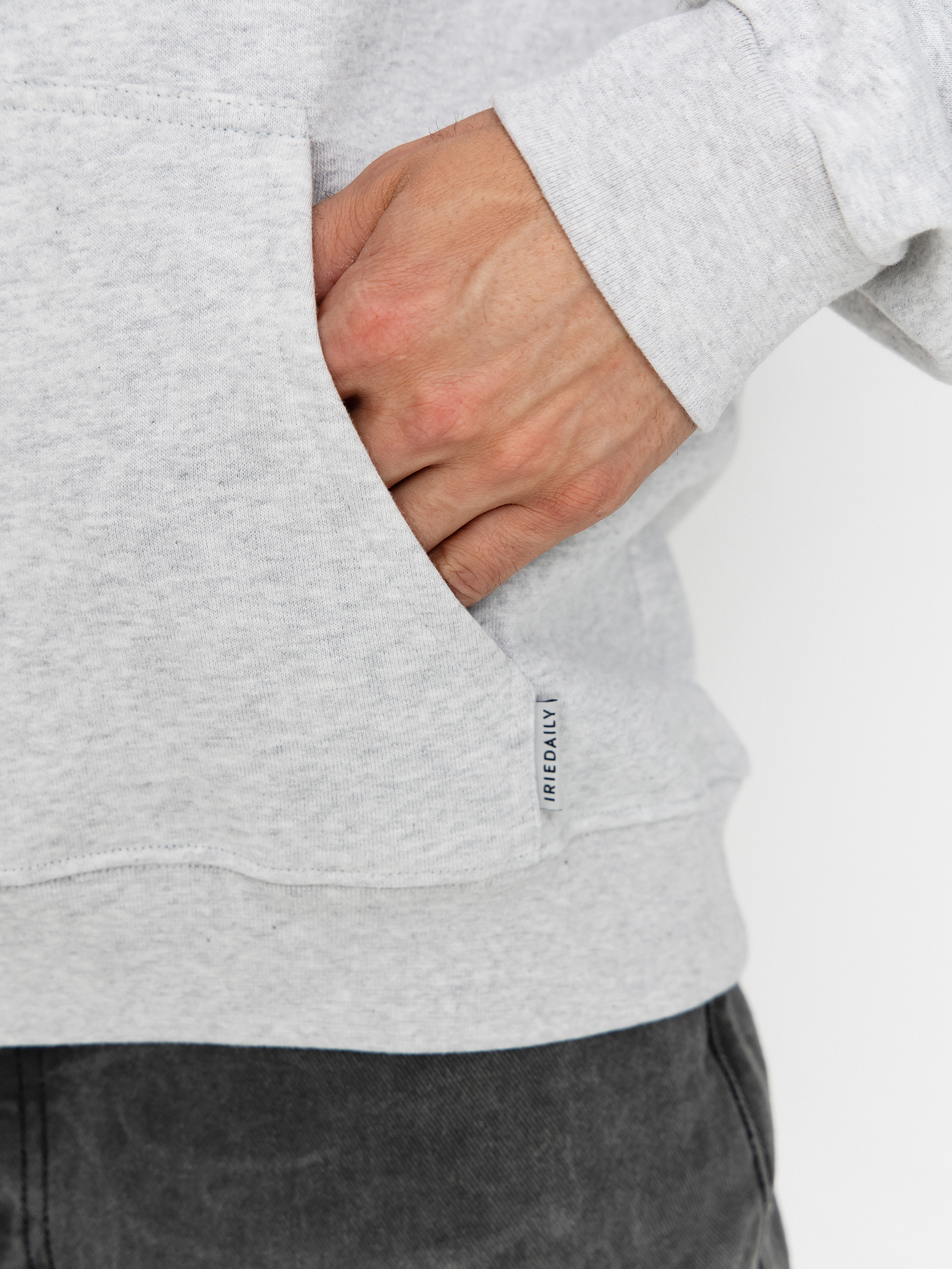 Iriedaily No Love HD Hoodie (ash heather)