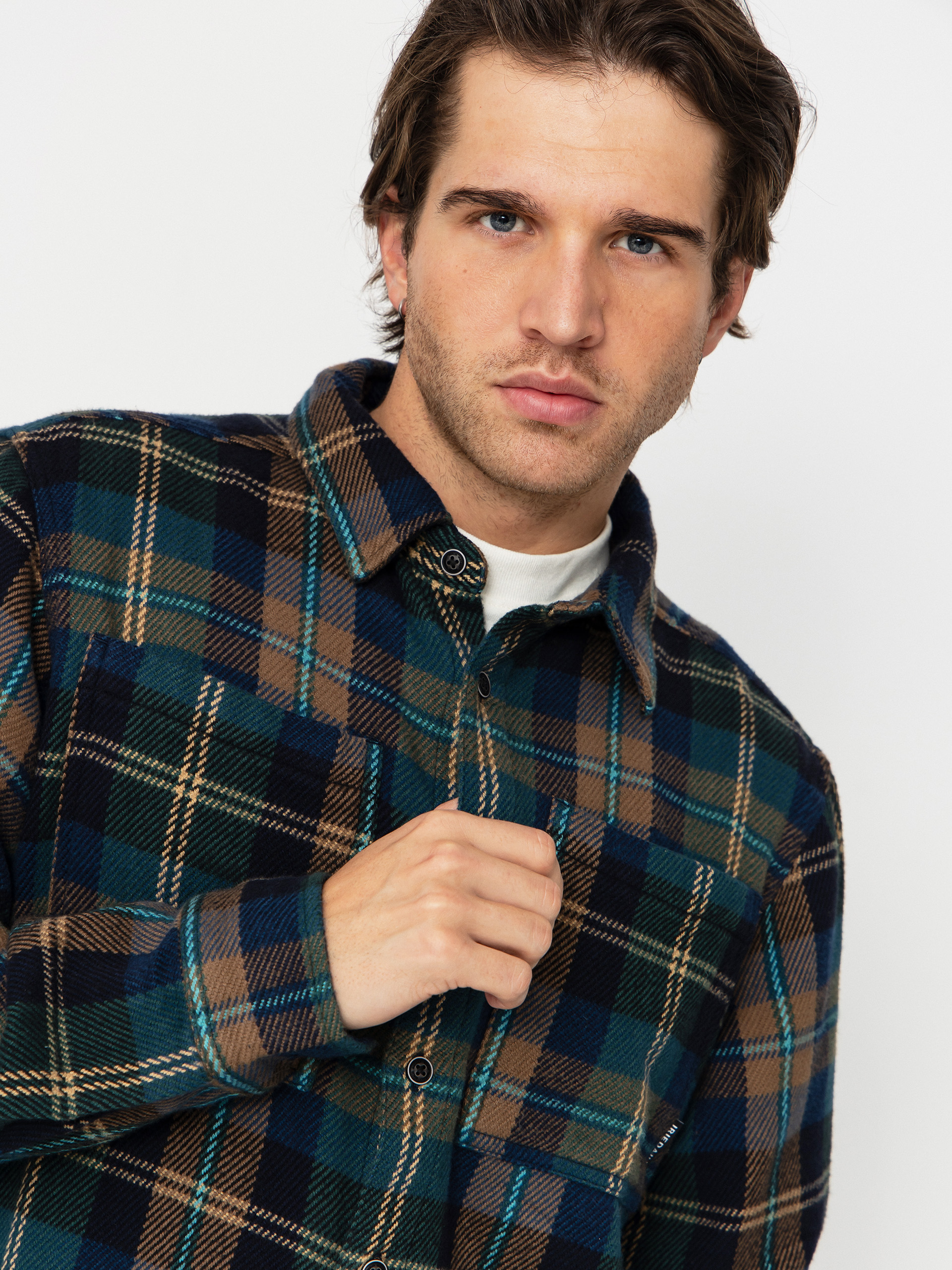 Iriedaily Chillax Lumber Shirt (cara black)