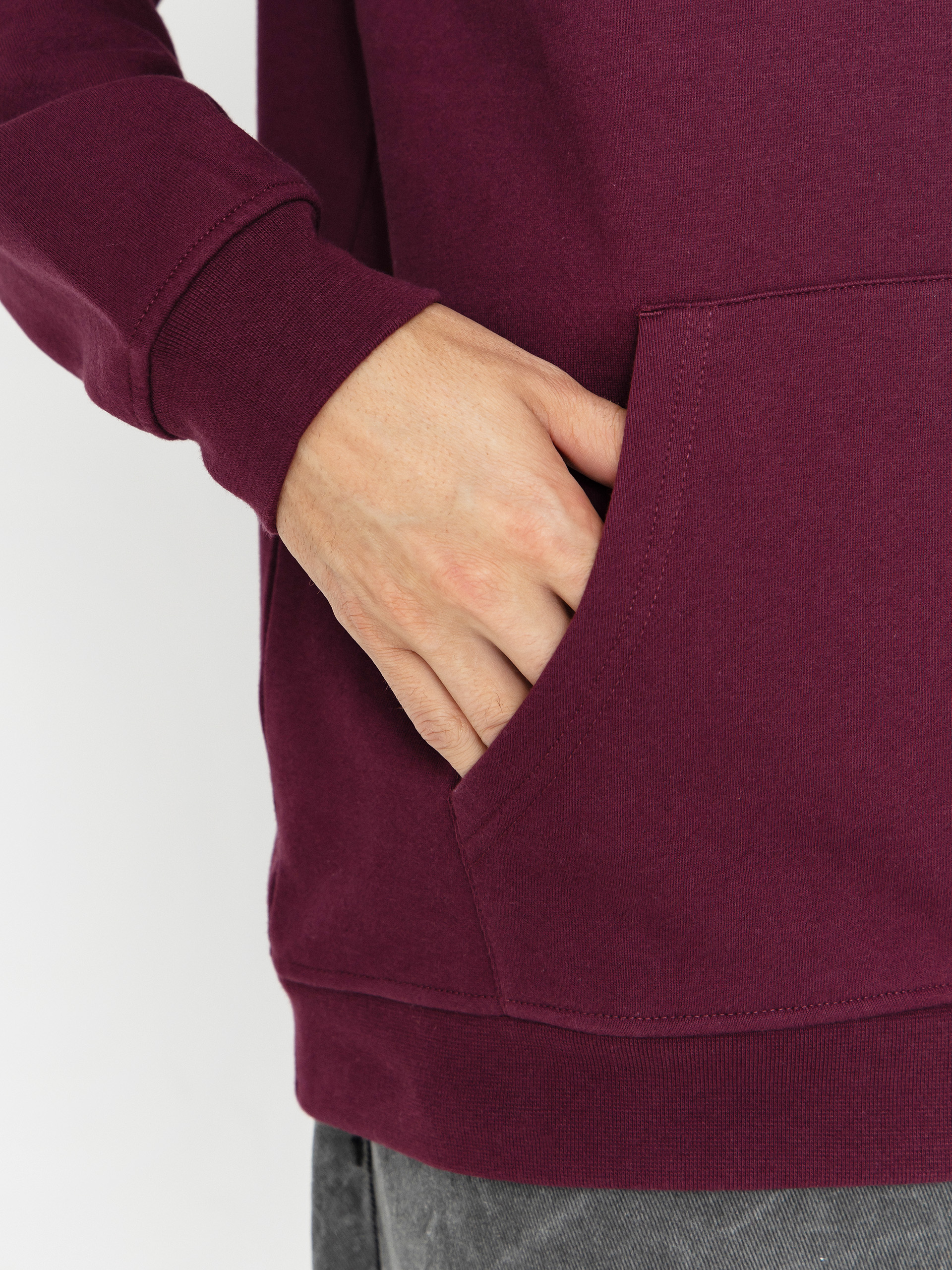 Santa Cruz Sweatshirt Hand Dot Front - burgundy (dark cherry)