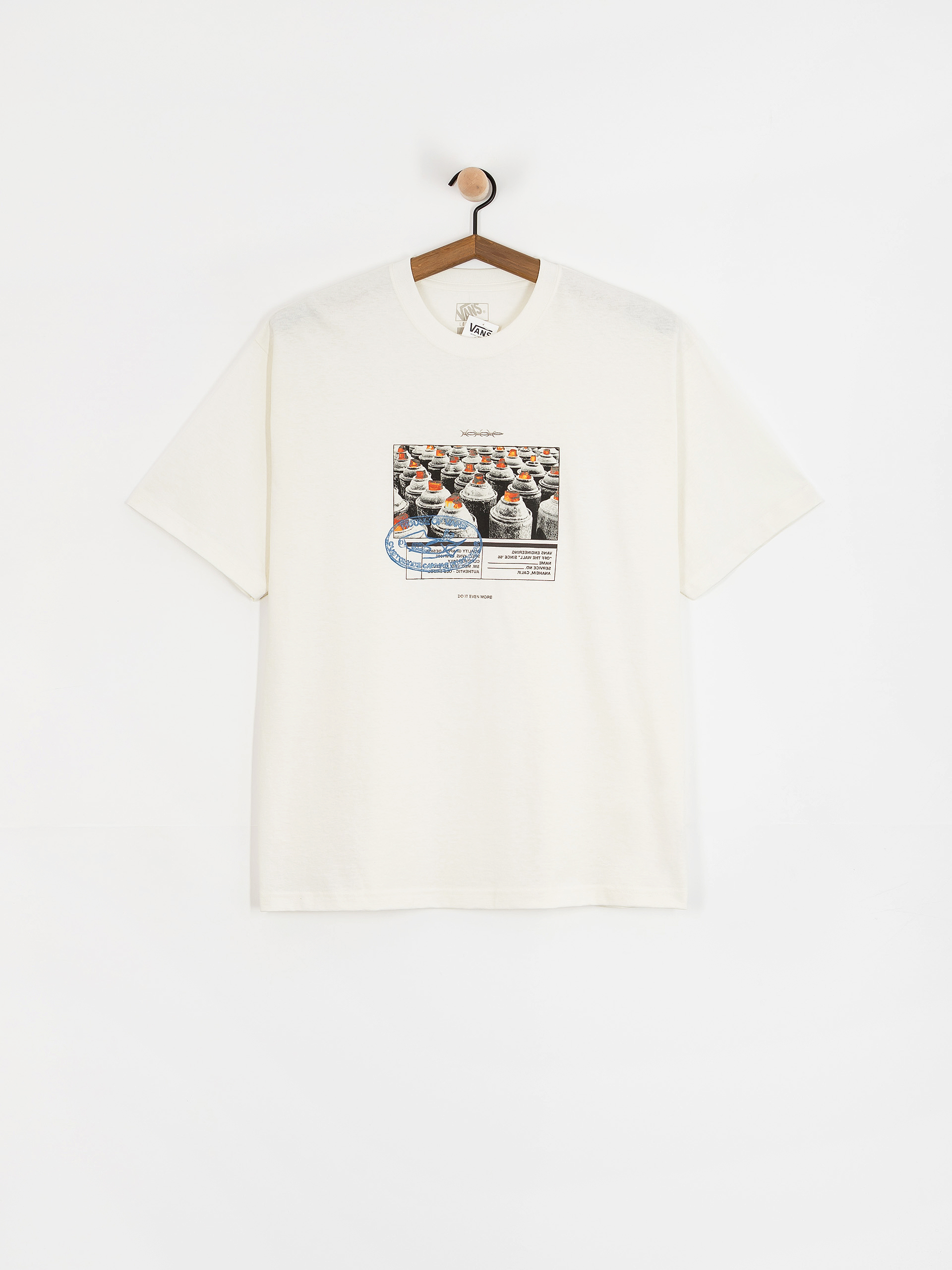 Vans Style Tips T-Shirt (mountain essentials marshmallow)