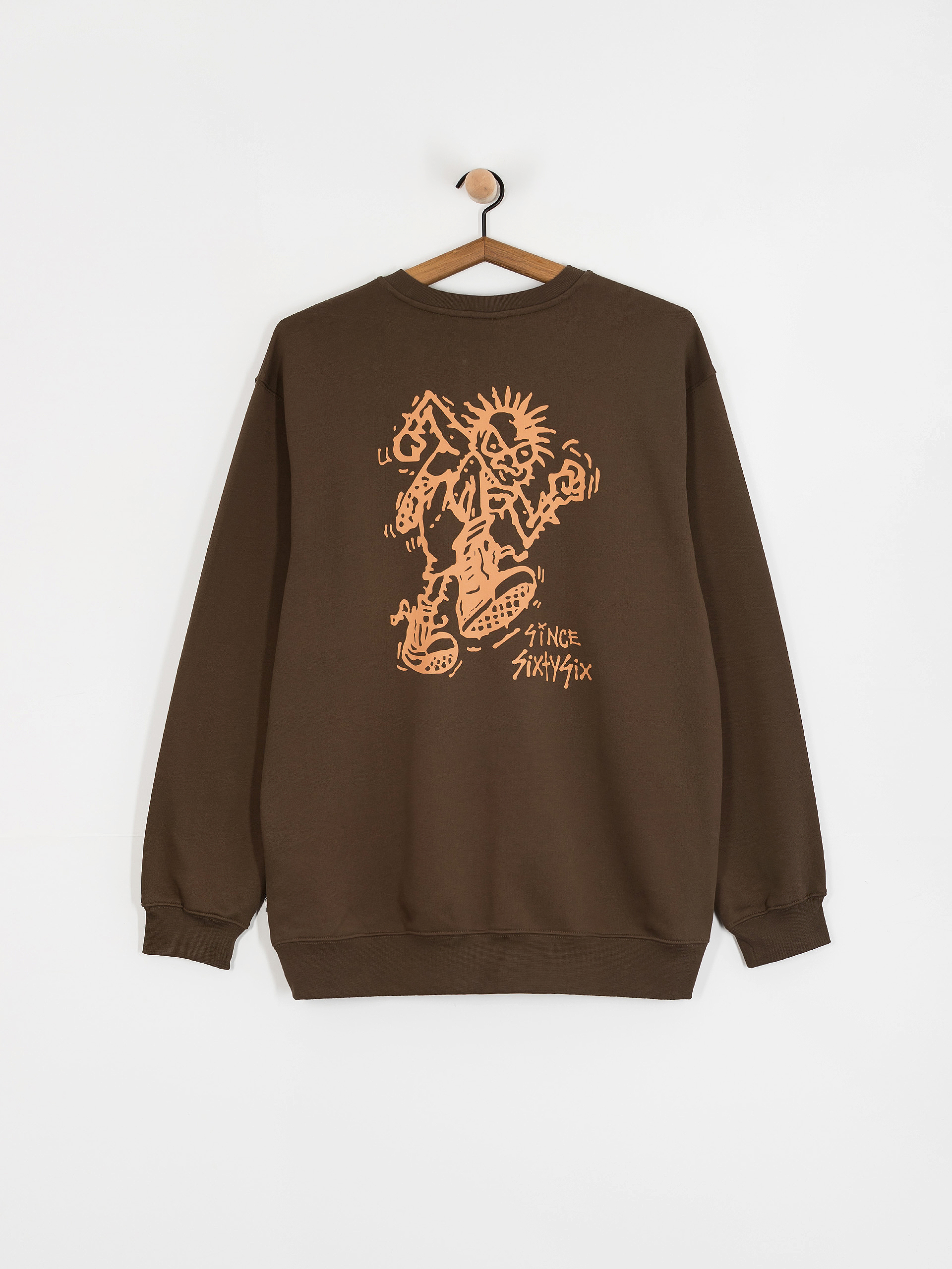 Vans Stomper Loose Fit Crew Sweatshirt (coal brown)