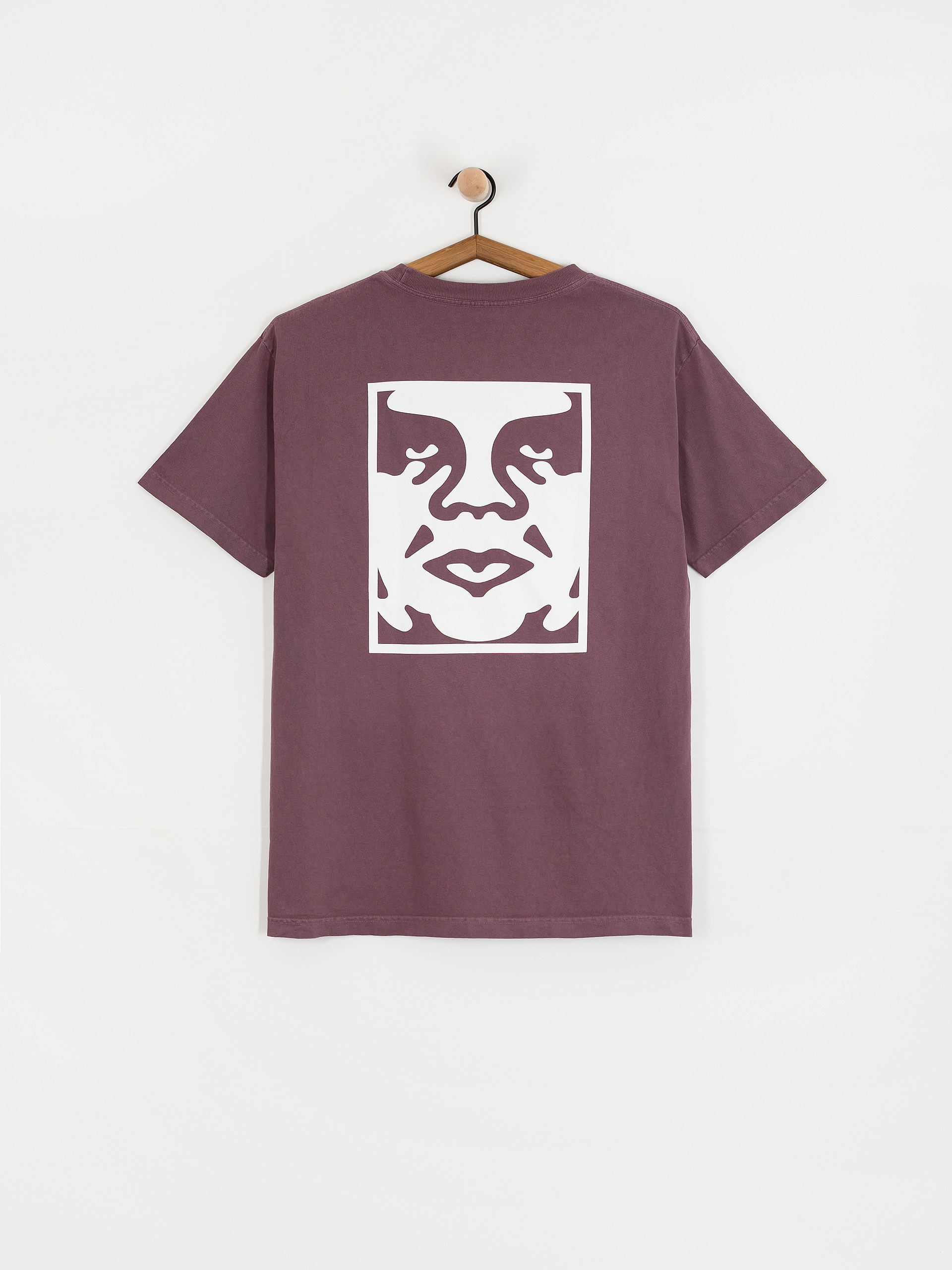 OBEY Obey Bold Icon Face T-Shirt (pigment plum perfect)