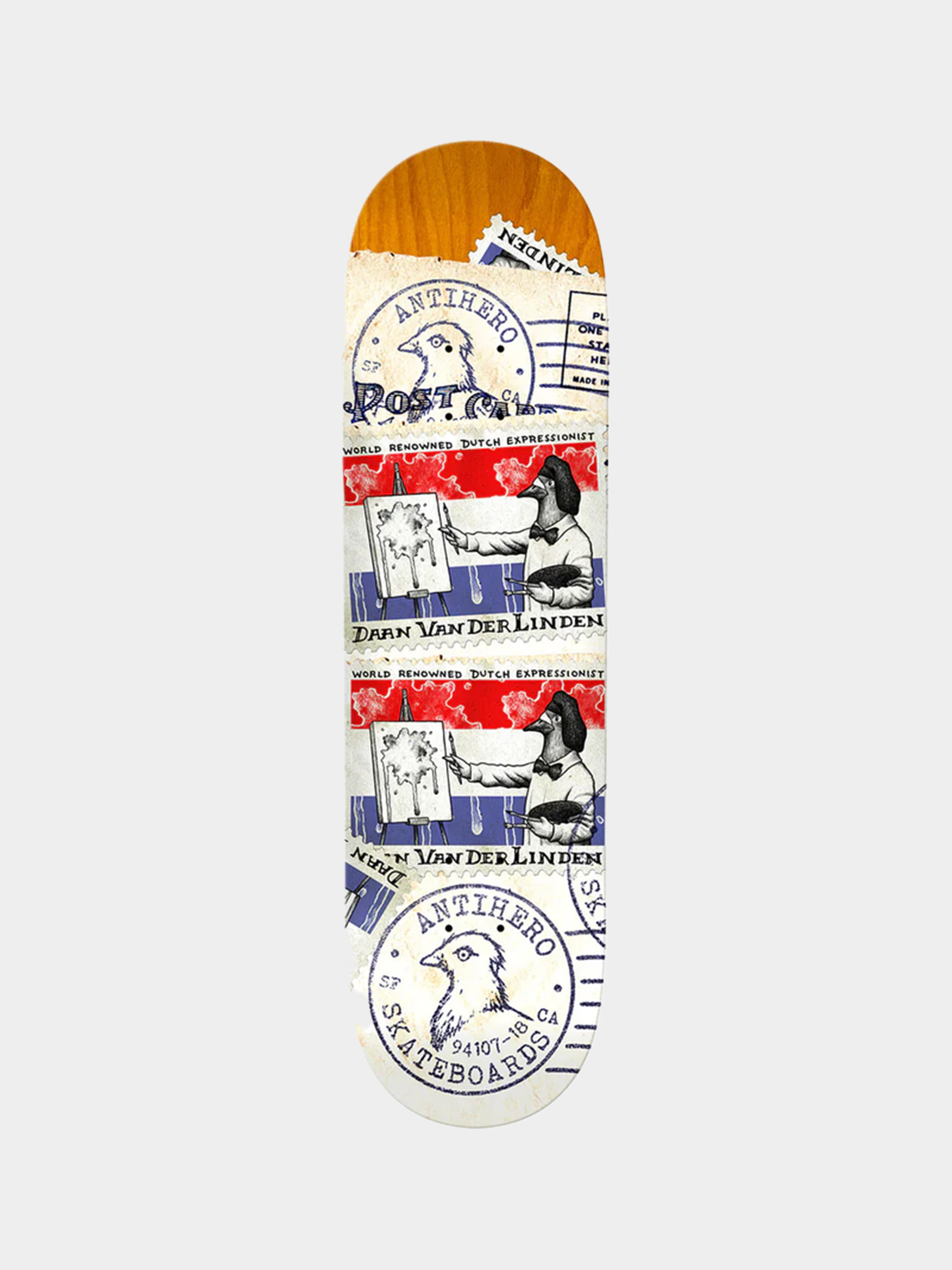 Antihero Deck Daan Postal (white)