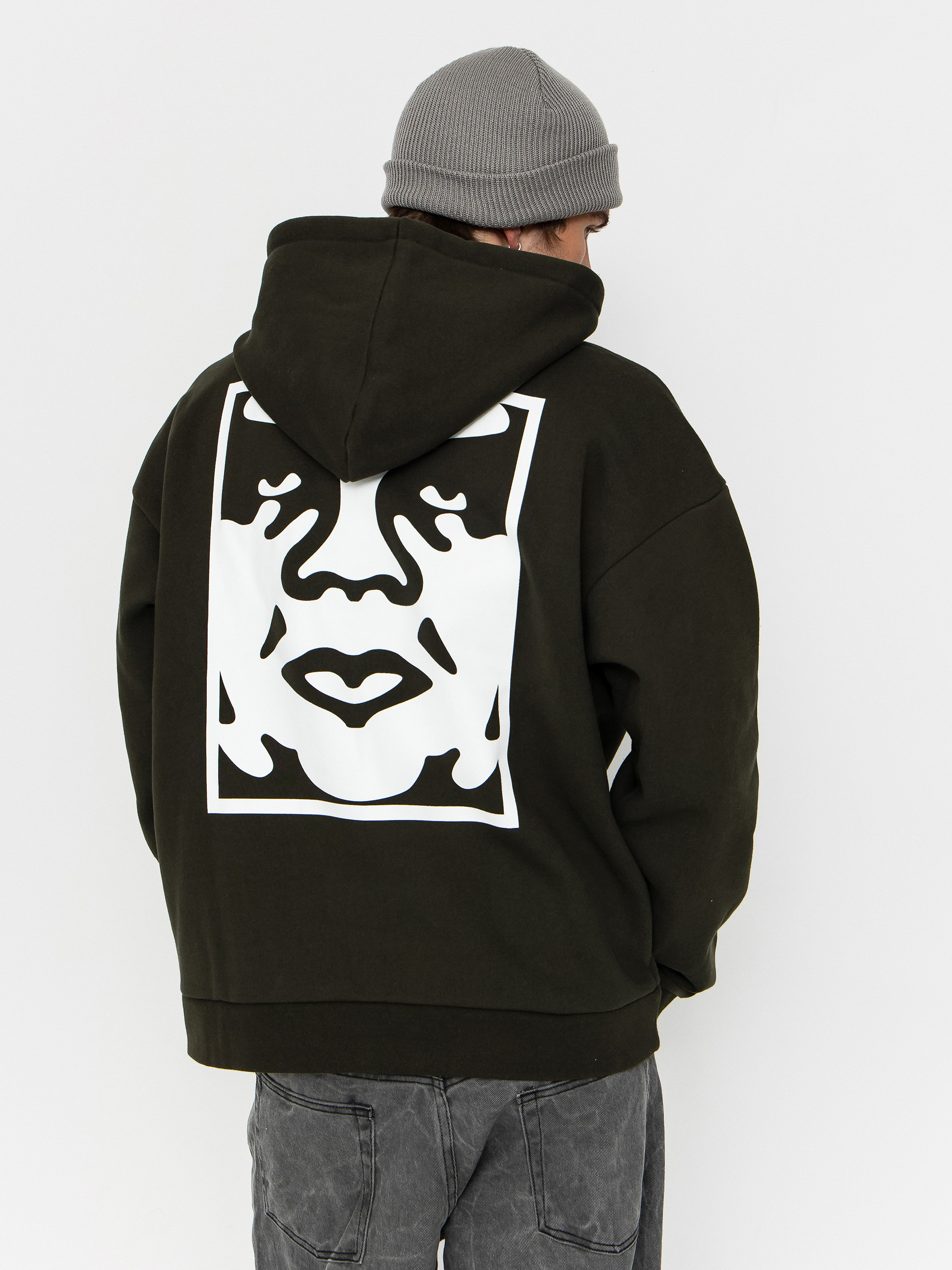 OBEY Bold Icon Extra Heavy HD Hoodie (rosin)