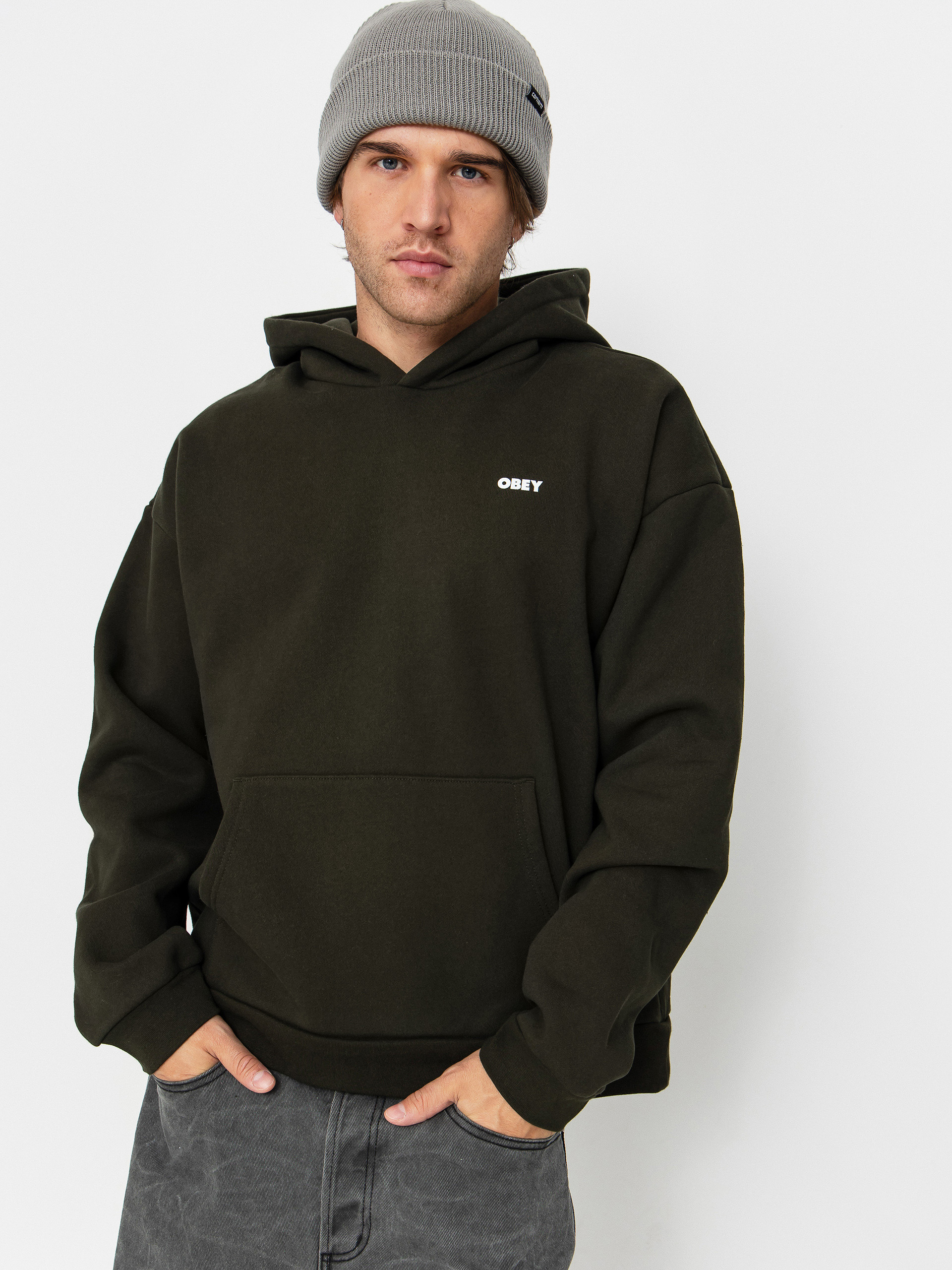 OBEY Bold Icon Extra Heavy HD Hoodie (rosin)