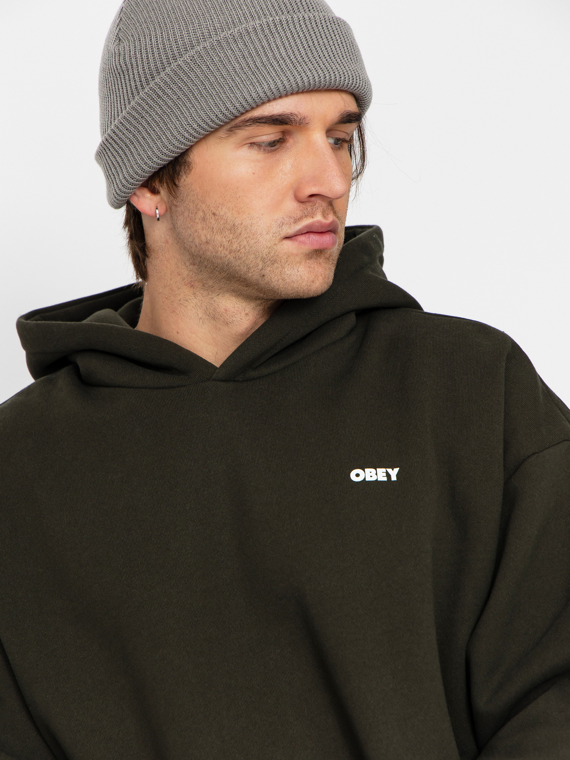OBEY Bold Icon Extra Heavy HD Hoodie (rosin)