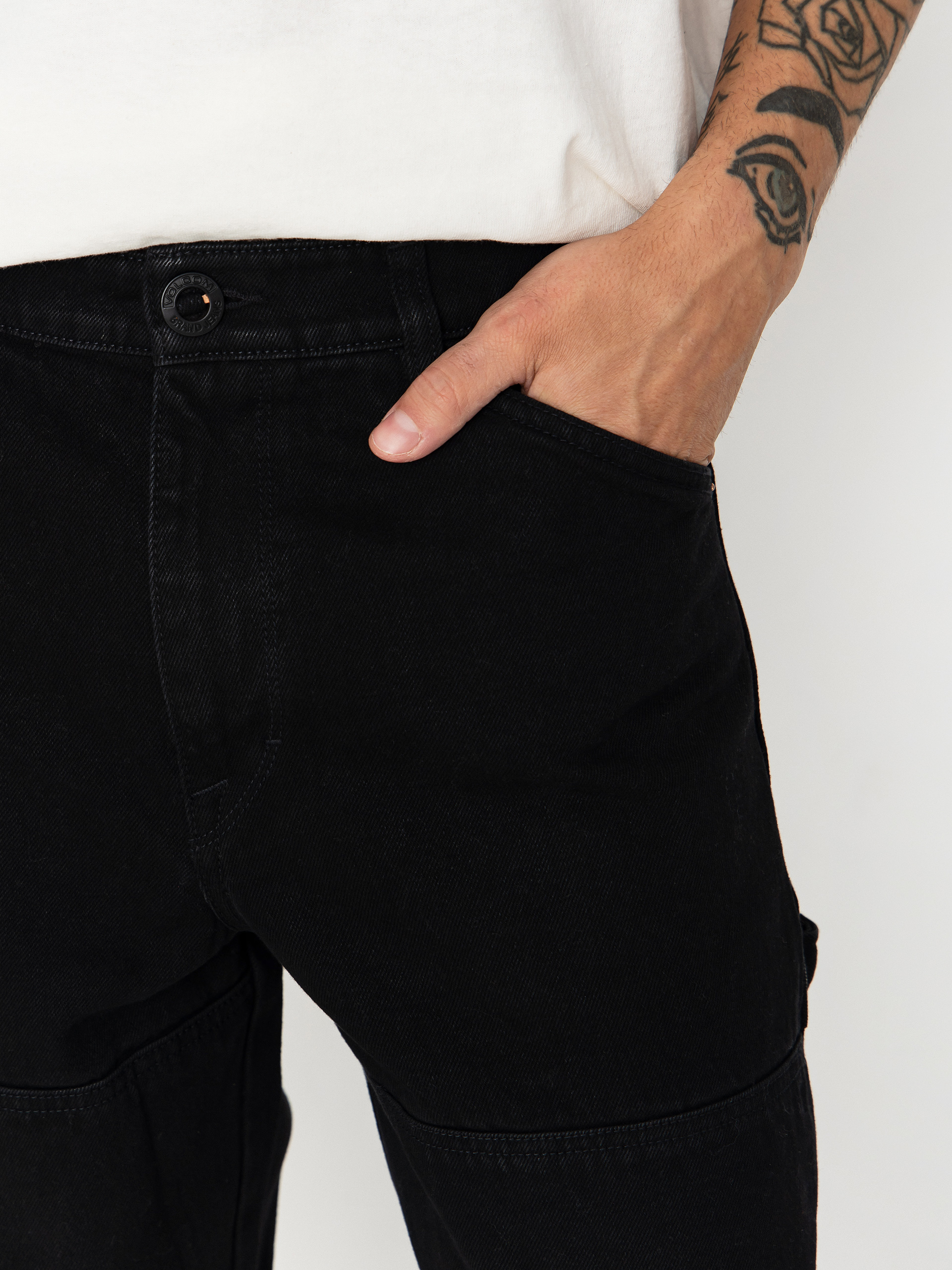 Volcom Hose Karpendter Lse Tprd Denim (black)