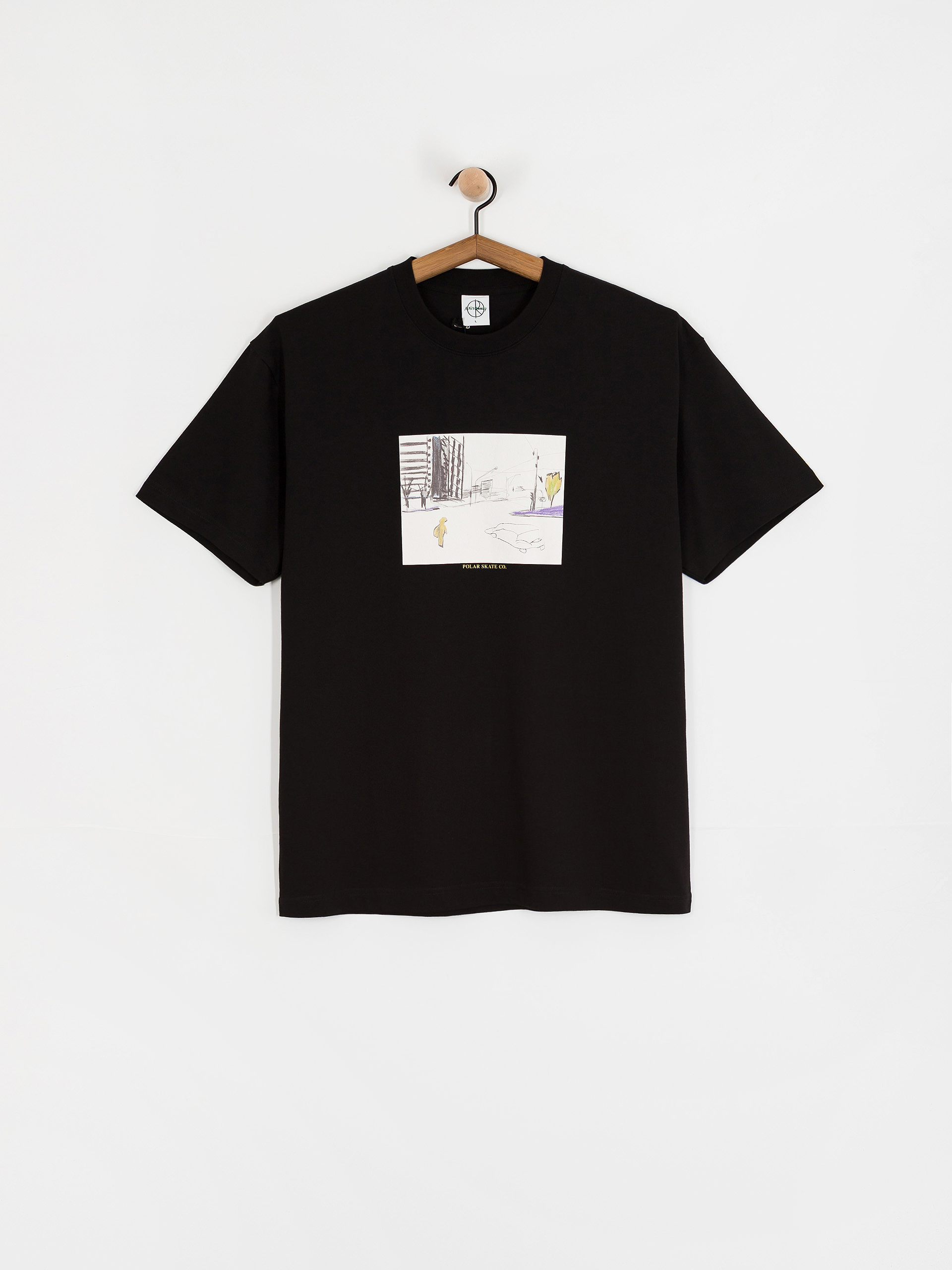 Polar Skate Downtown T-Shirt (black)