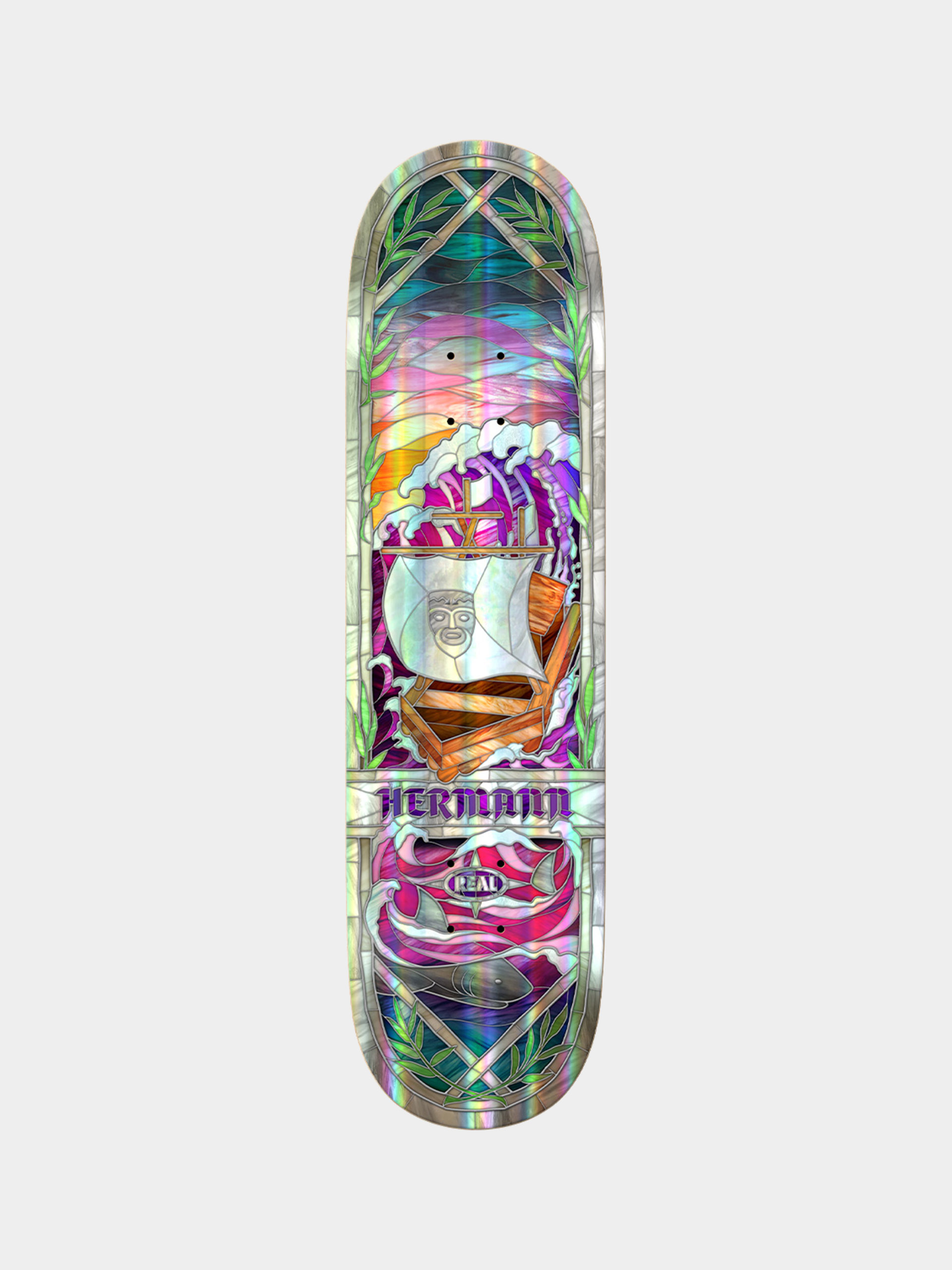 Real Deck Hermann Holographic Rainbow Foil Cathedral