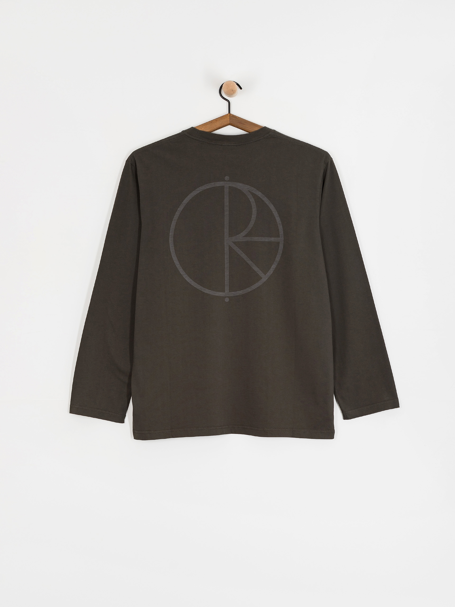 Polar Skate Steve Stroke Logo Longsleeve (dirty black)