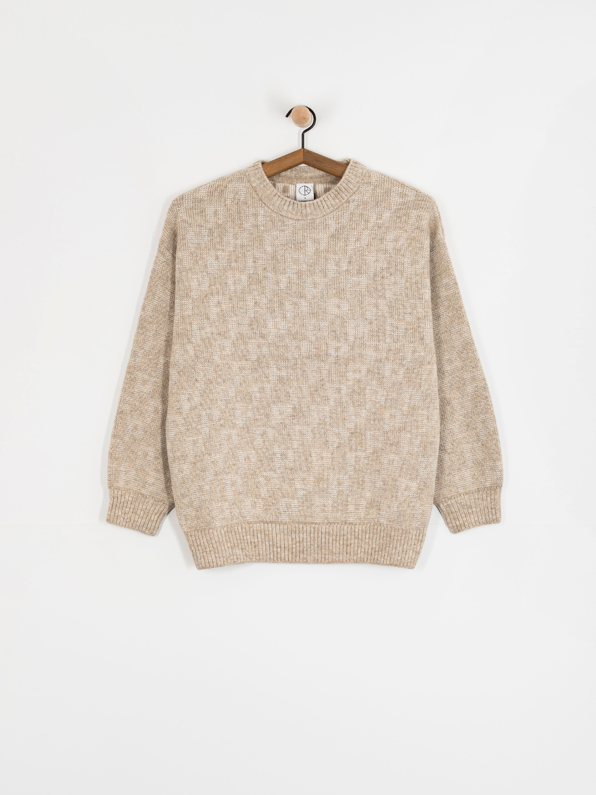 Polar Skate George P Pattern Sweater - beige (sand)