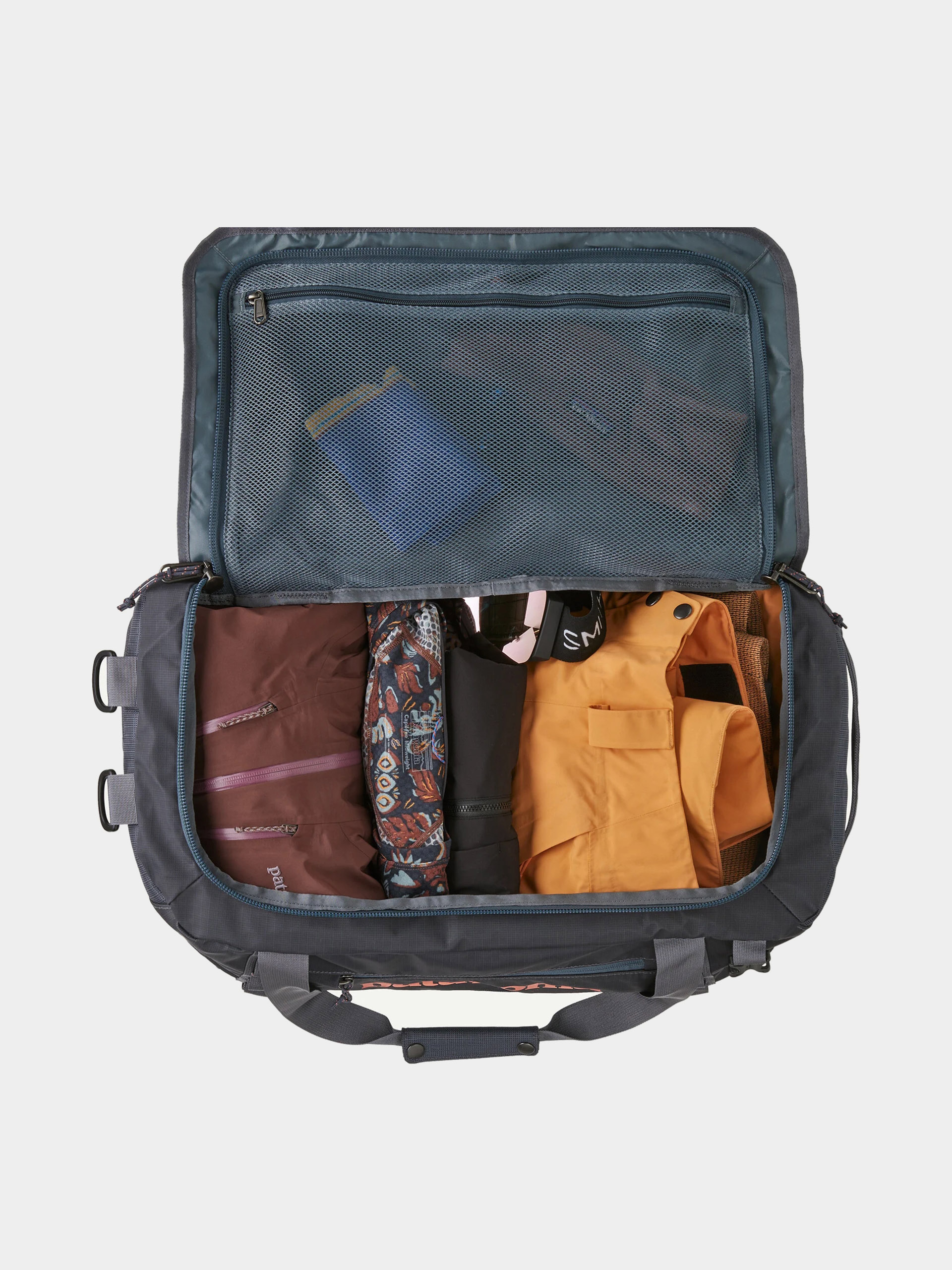Patagonia Bag Black Hole Duffel 40L (smolder blue w/amanita red)