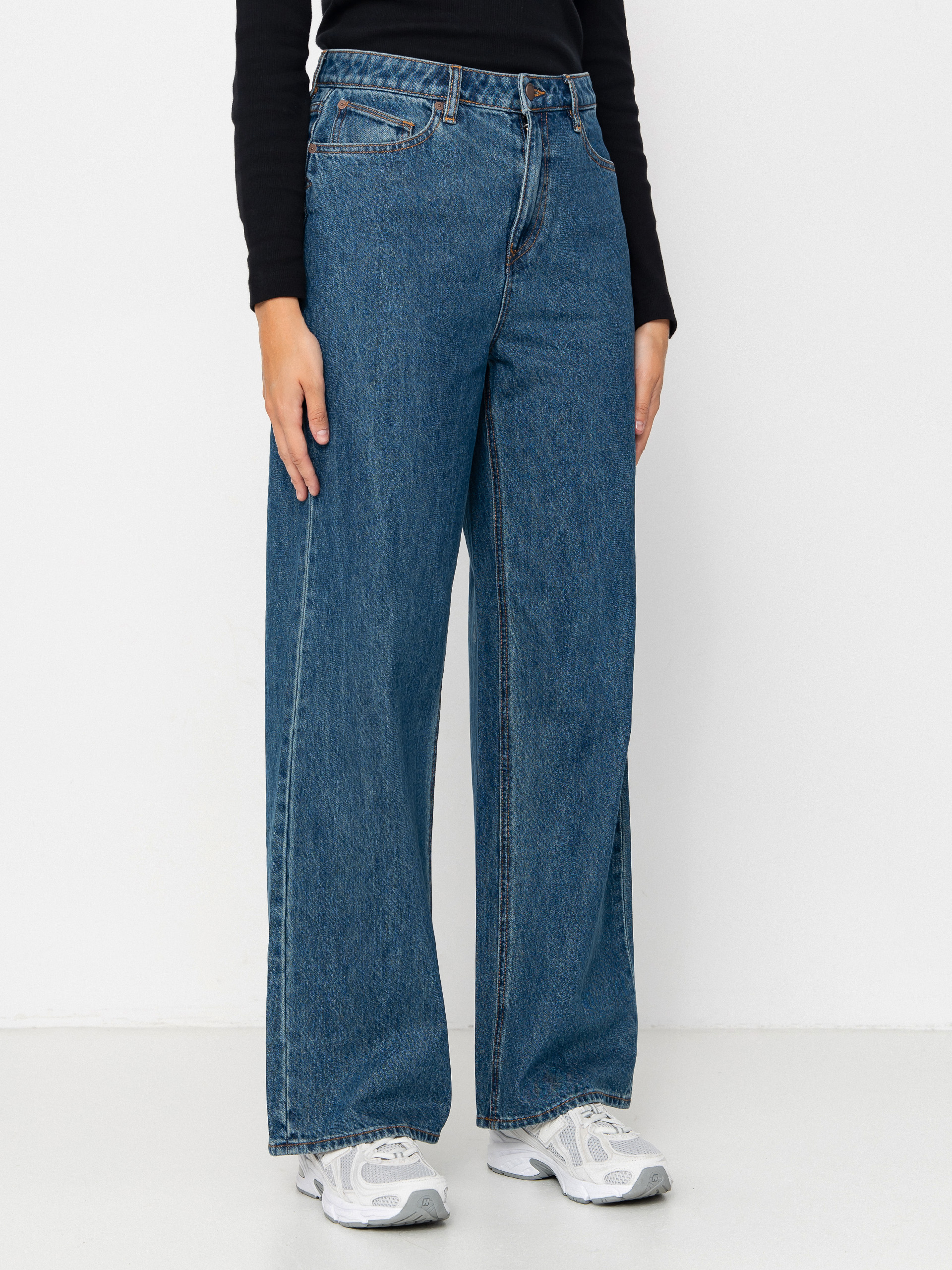 Volcom Hose Stoned Bf Hirise Wmn (indigo ridge wash)