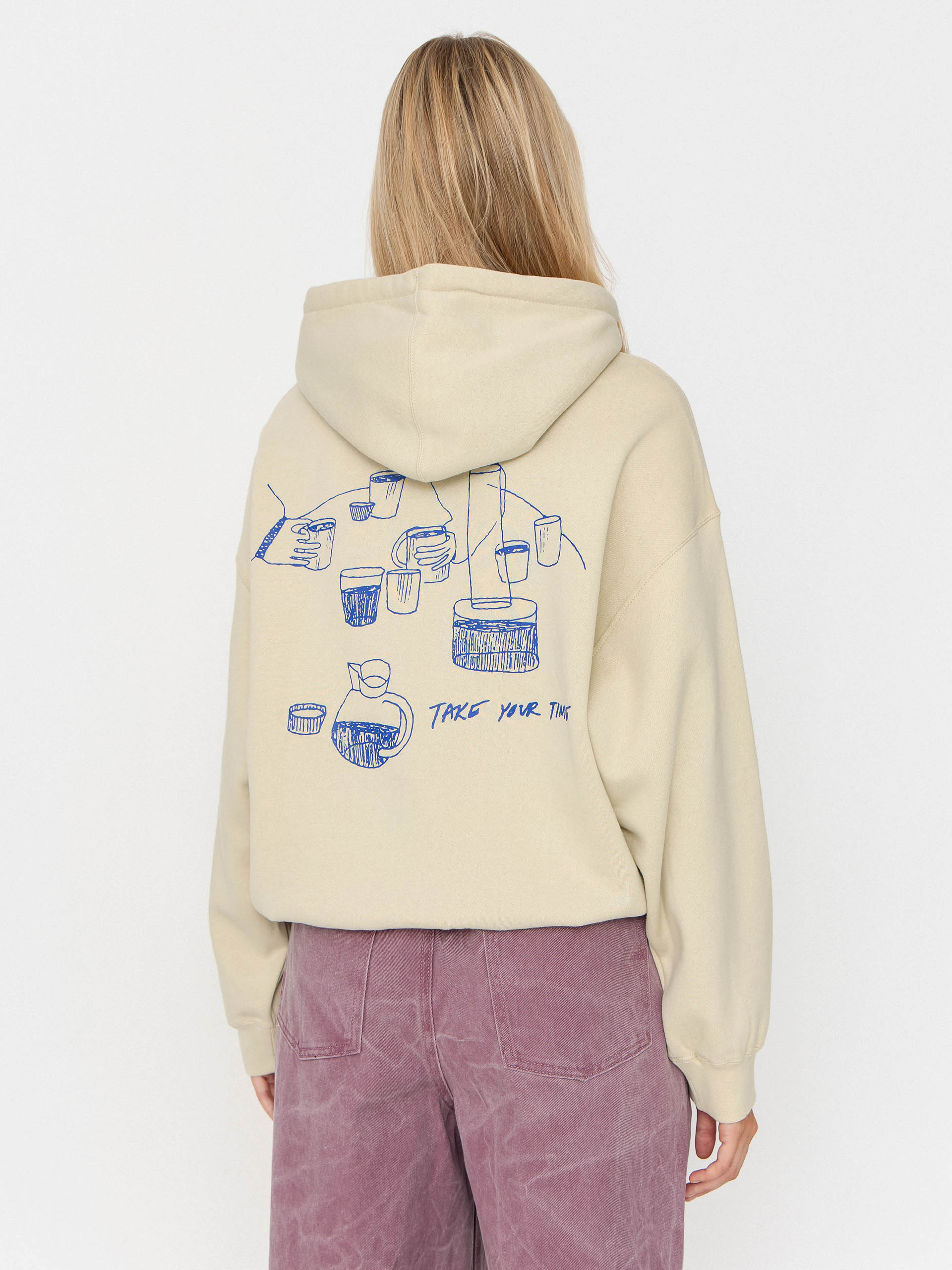 OBEY Hoodie Time Baggy Relaxed HD Wmn
