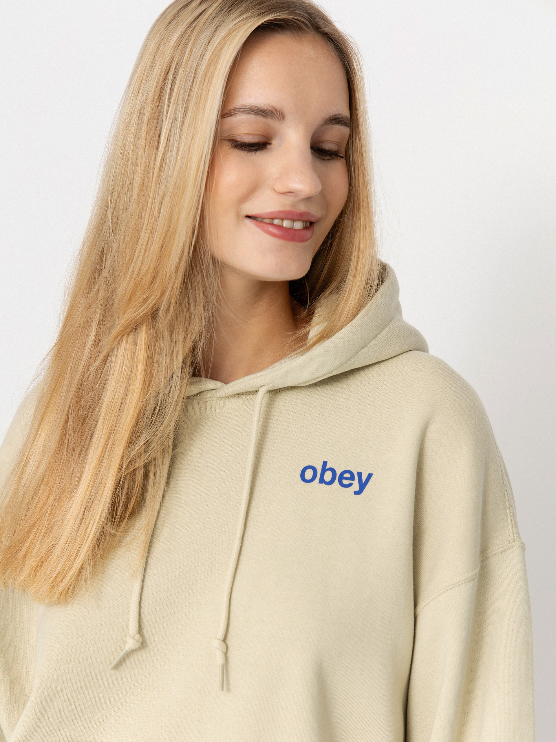 OBEY Hoodie Time Baggy Relaxed HD Wmn (sand)