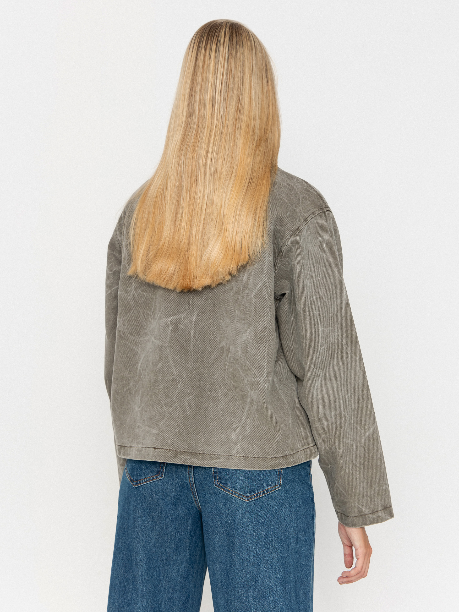 OBEY Jacke Donovan Zip Wmn (major brown wrinkle wash)