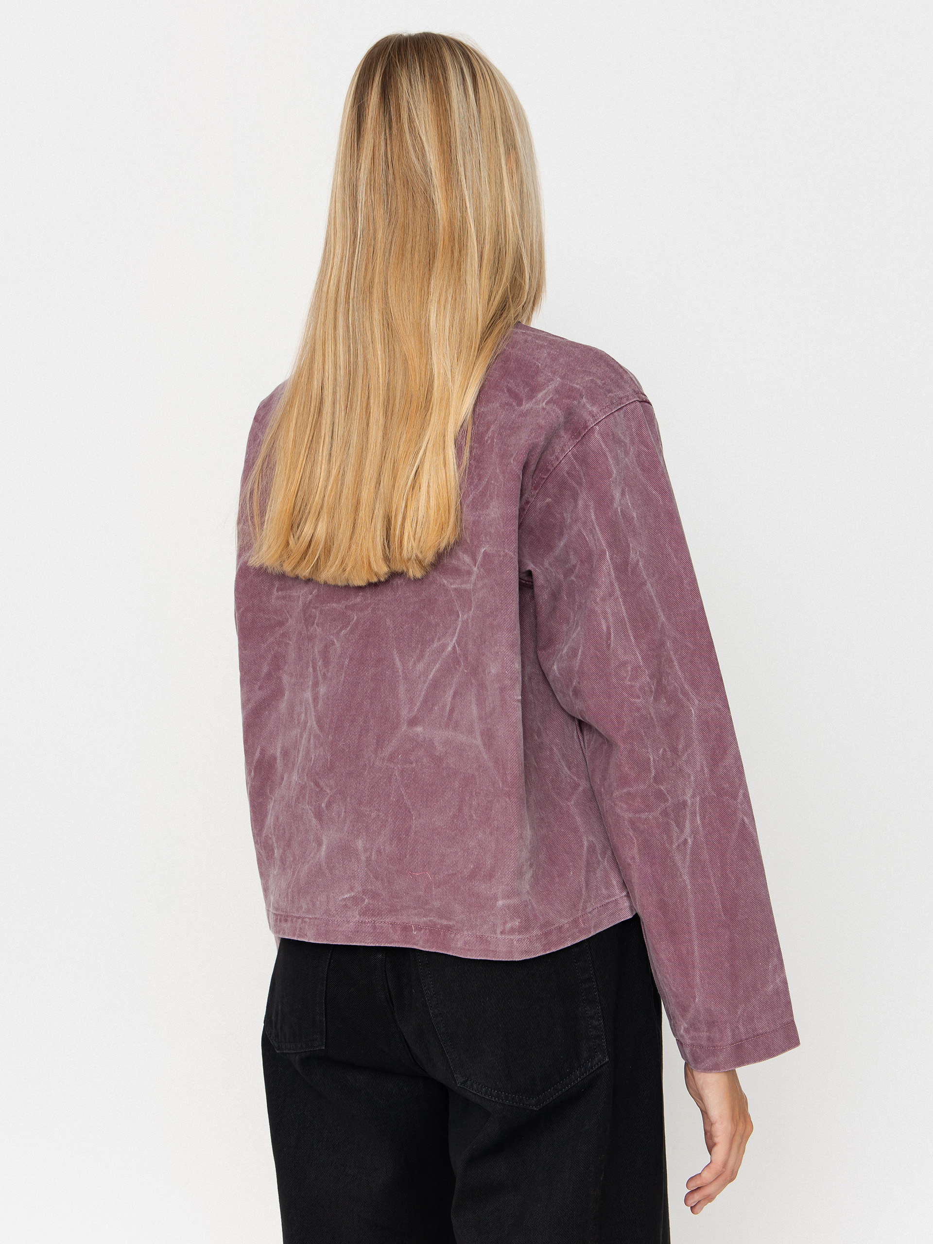 OBEY Jacket Donovan Zip Wmn (tulip wrinkle wash)