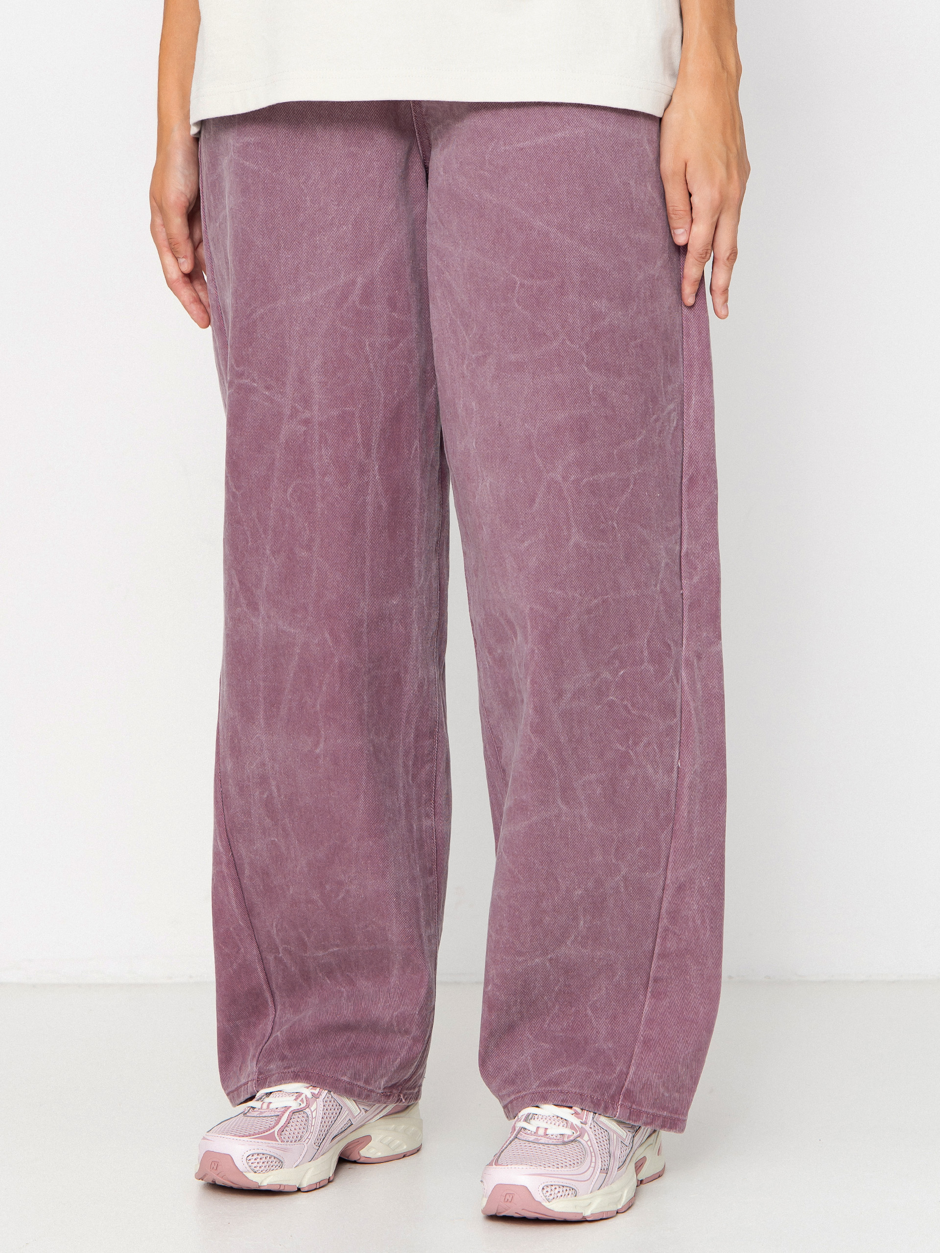 OBEY Donovan 5 Pocket Wmn Pants (tulip wrinkle wash)