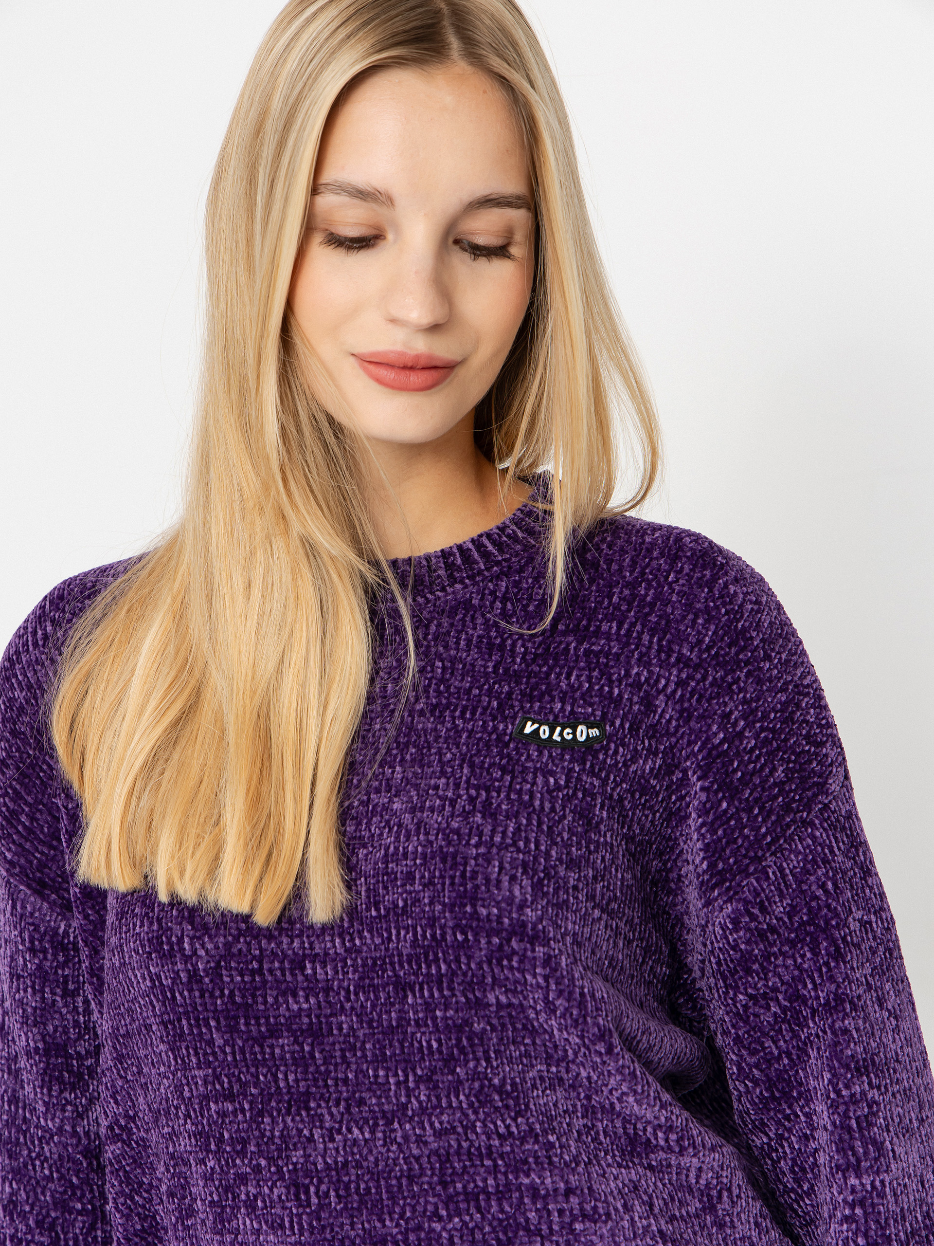 Volcom Pulli Bubble Tease Sweater Wmn (acai)