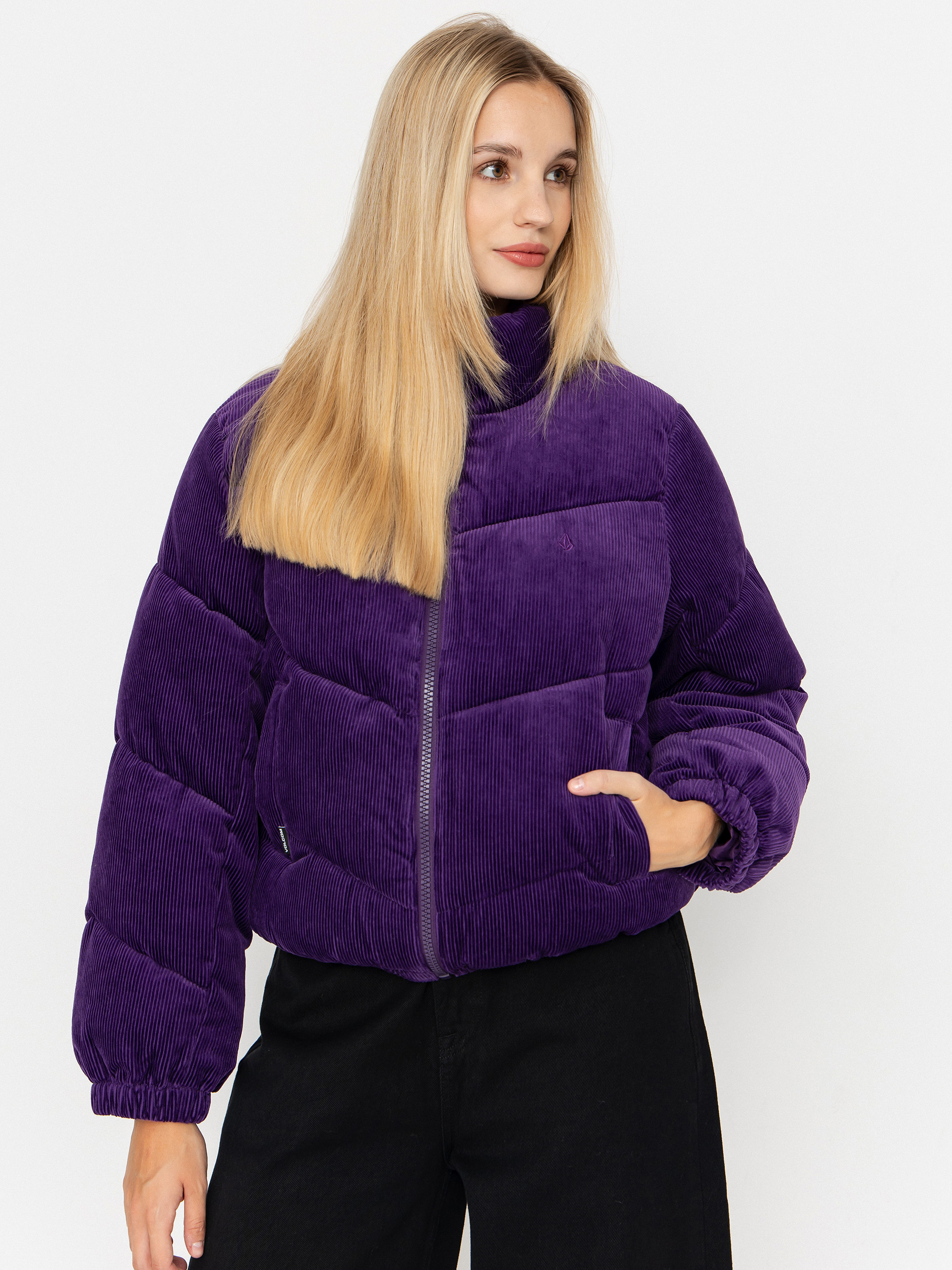 Volcom Jacket Cord'n Stone Puff Wmn - violet (acai)